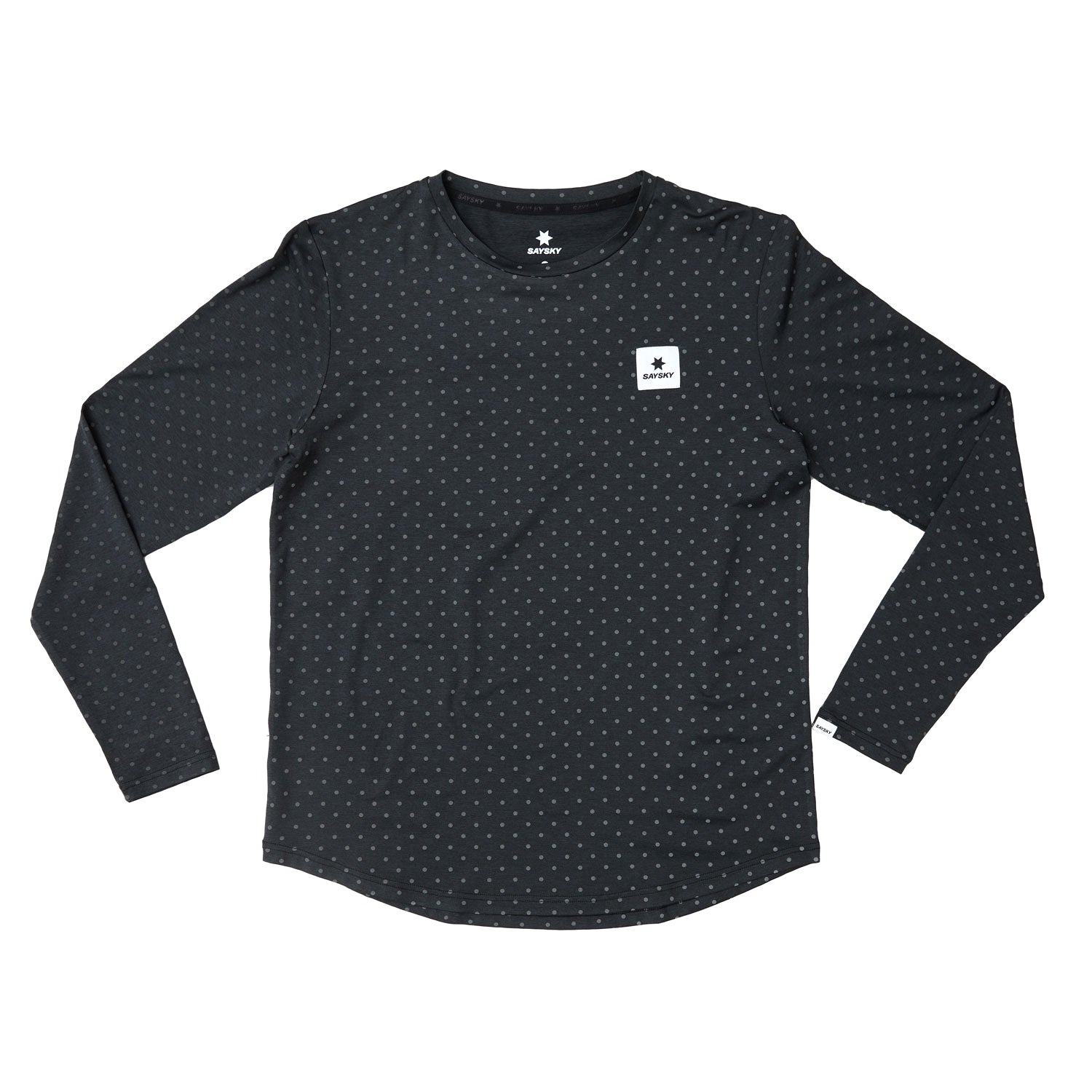 SAYSKY Men's Reflective Polka Pace Top Black - Achilles Heel