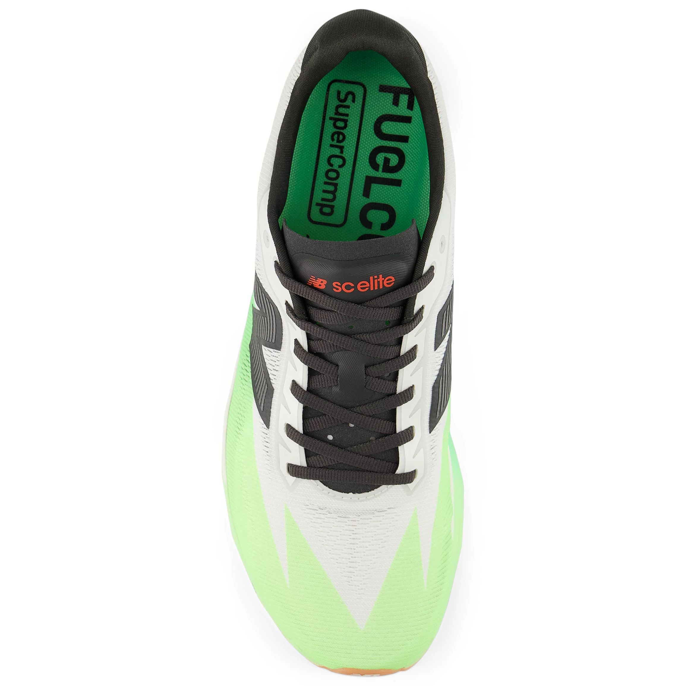 Women's FuelCell SuperComp Elite v5 Riswing Running Shoes White / Mint Flash / Lime Leaf