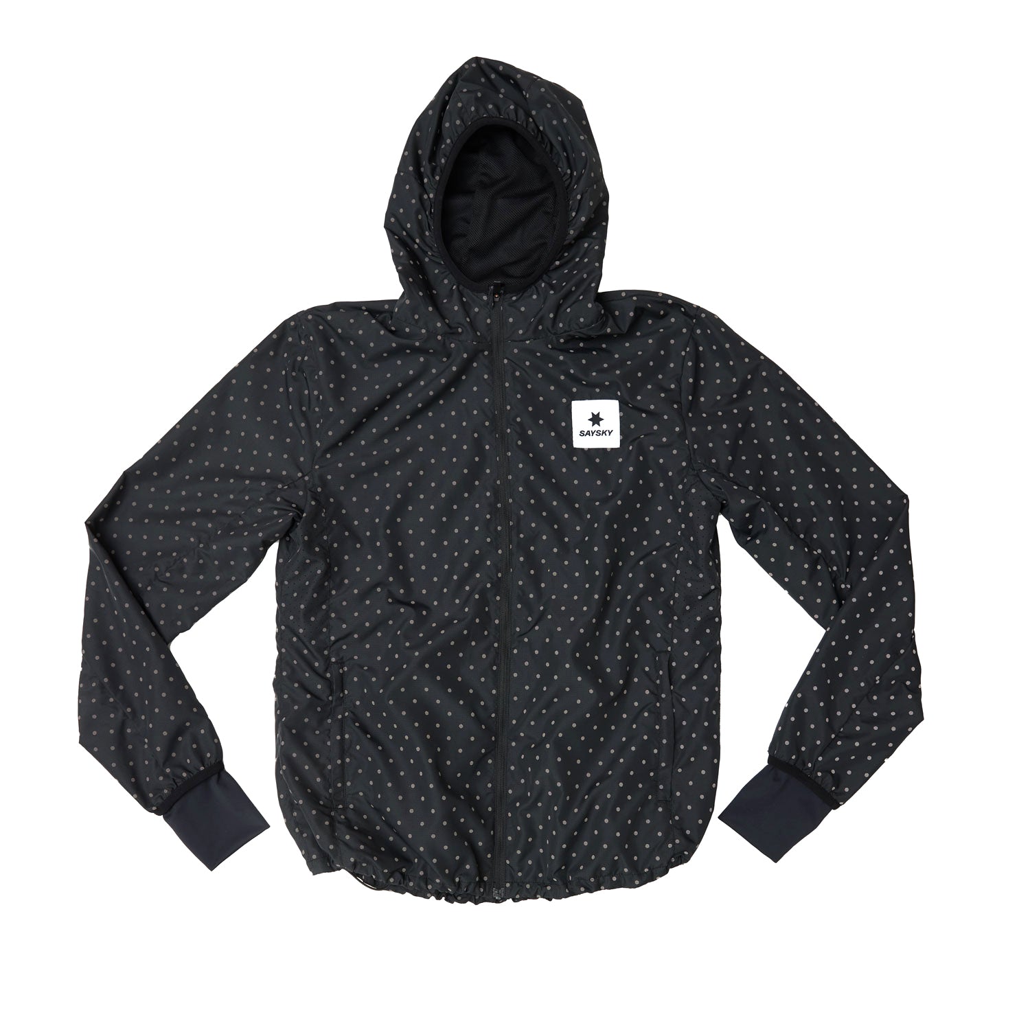 SAYSKY Women's Reflective Polka Blaze Jacket Black - Achilles Heel