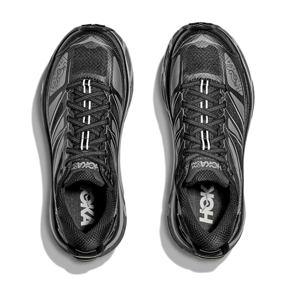 Hoka Mafate Speed 2 Origins Trail Shoes Black / Castlerock - achilles heel
