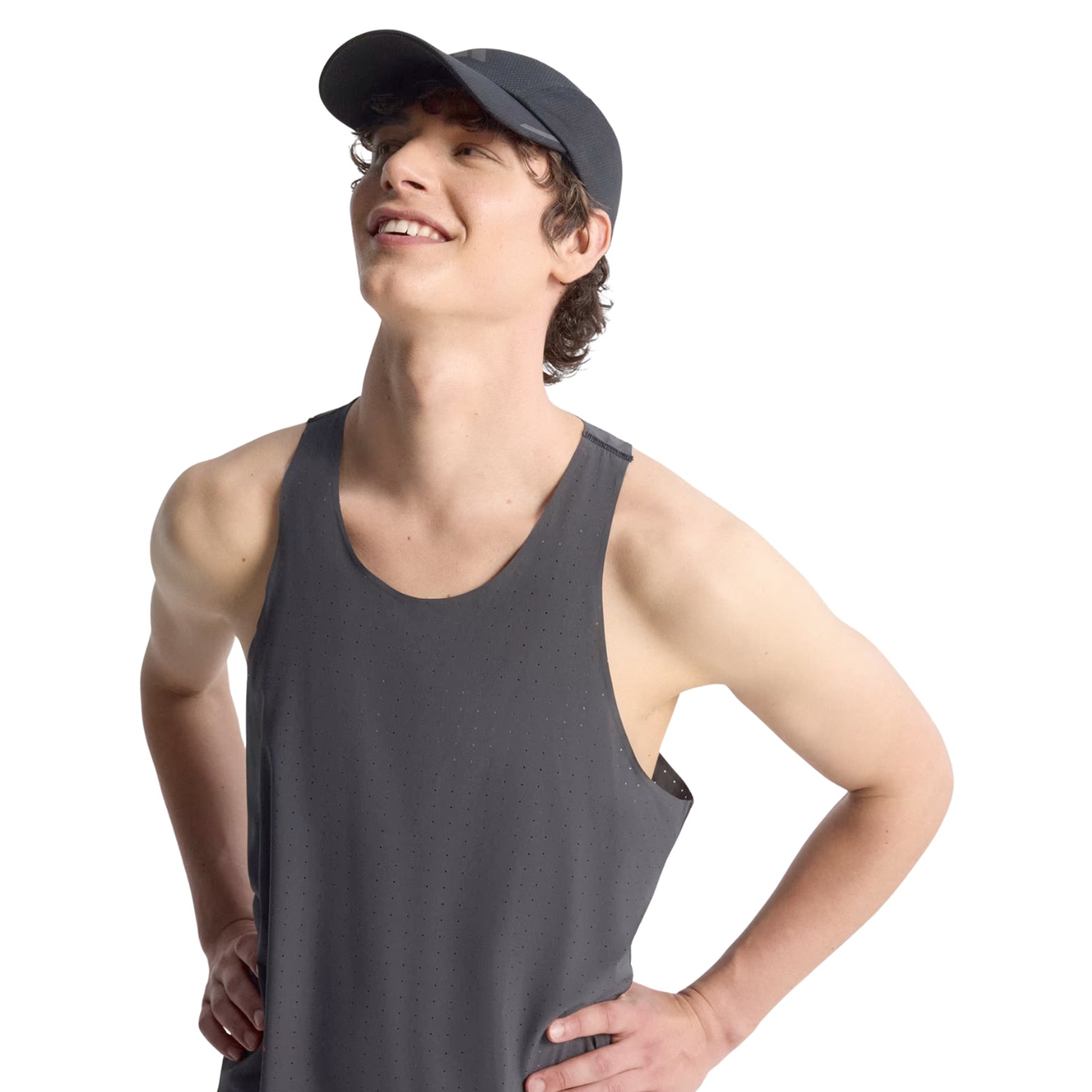 Men's Adi365 H.Koumori Running Tank Black - Achilles Heel