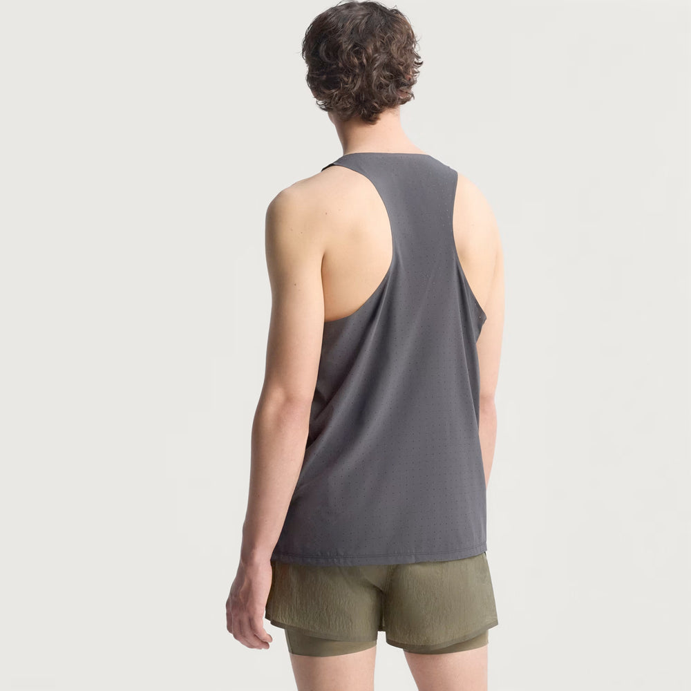 Men's Adi365 H.Koumori Running Tank Black - achilles heel