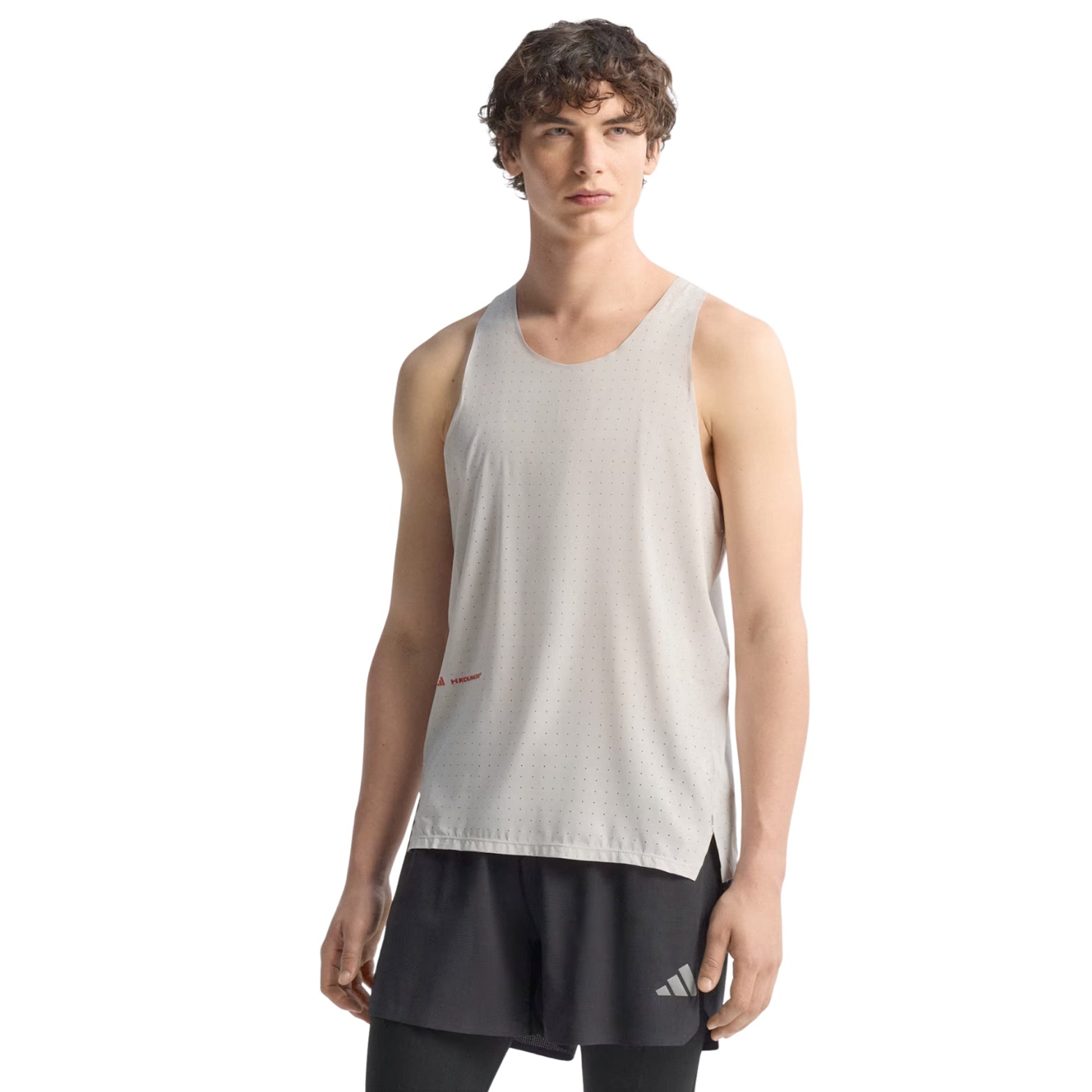 Men's Adi365 H.Koumori Running Tank Grey One - Achilles Heel