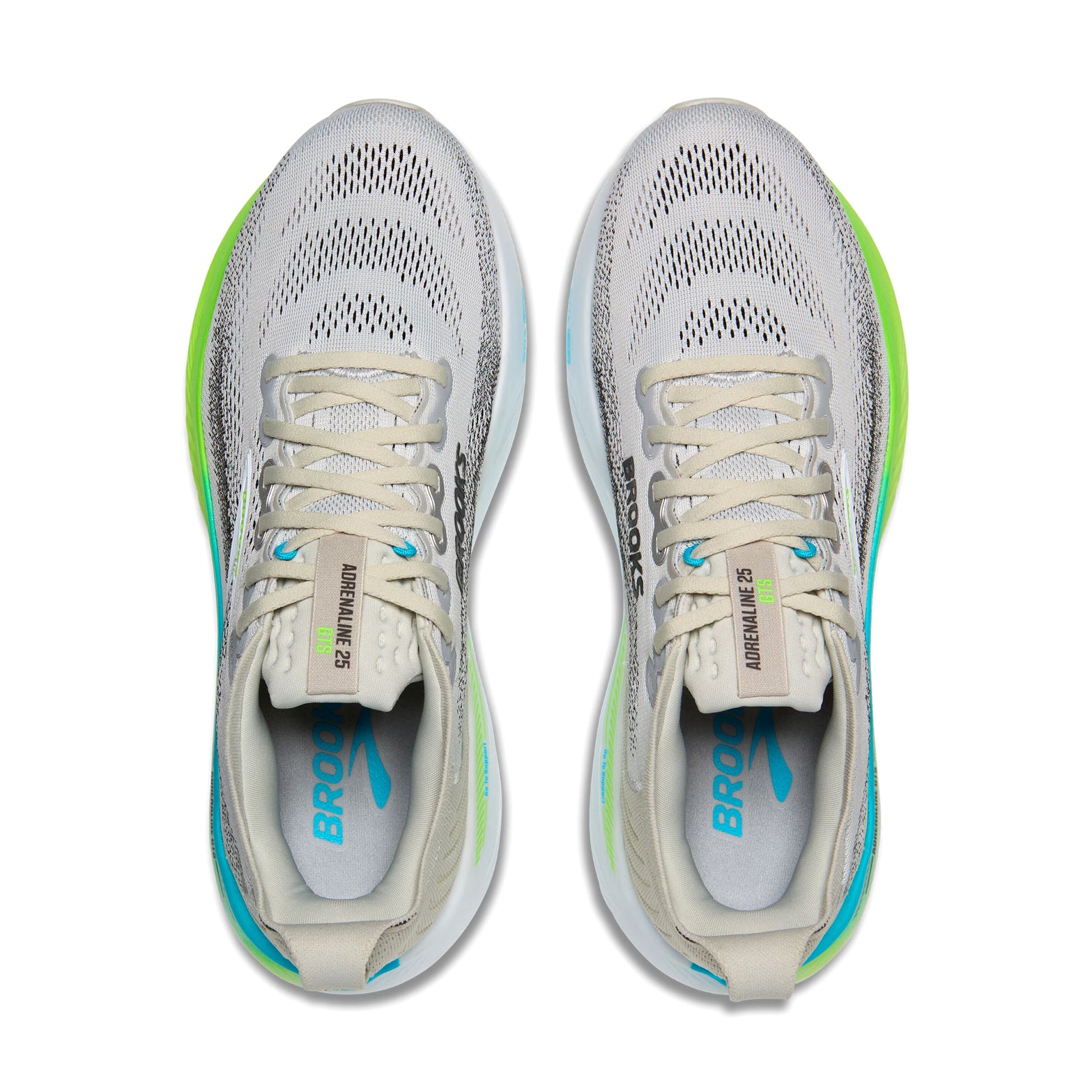 Men's Adrenaline GTS 25 Running Shoes Oyster / Green Gecko / Blue