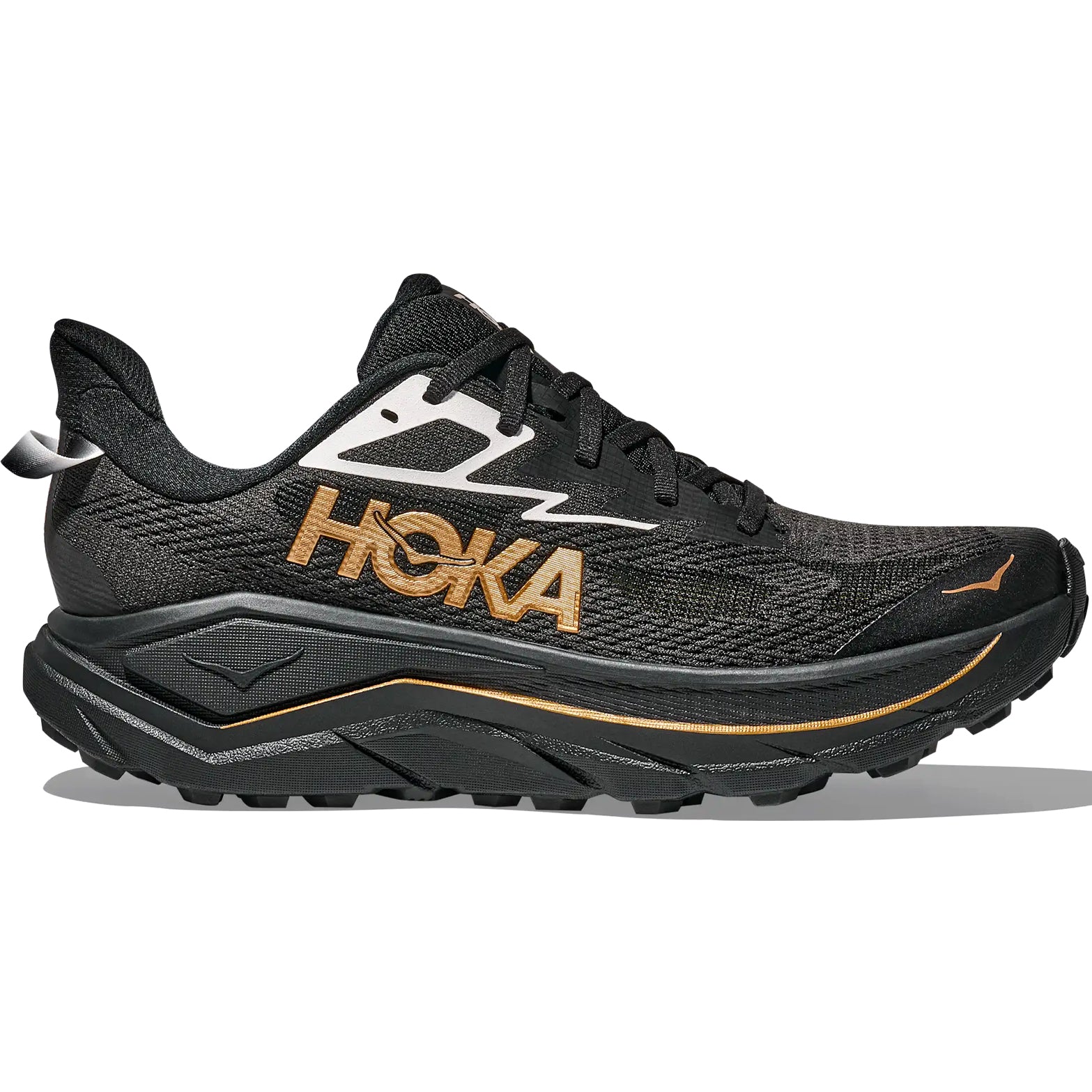 Hoka Men's Challenger 8 Koshi Tan-Tan Trail Running Shoes Black