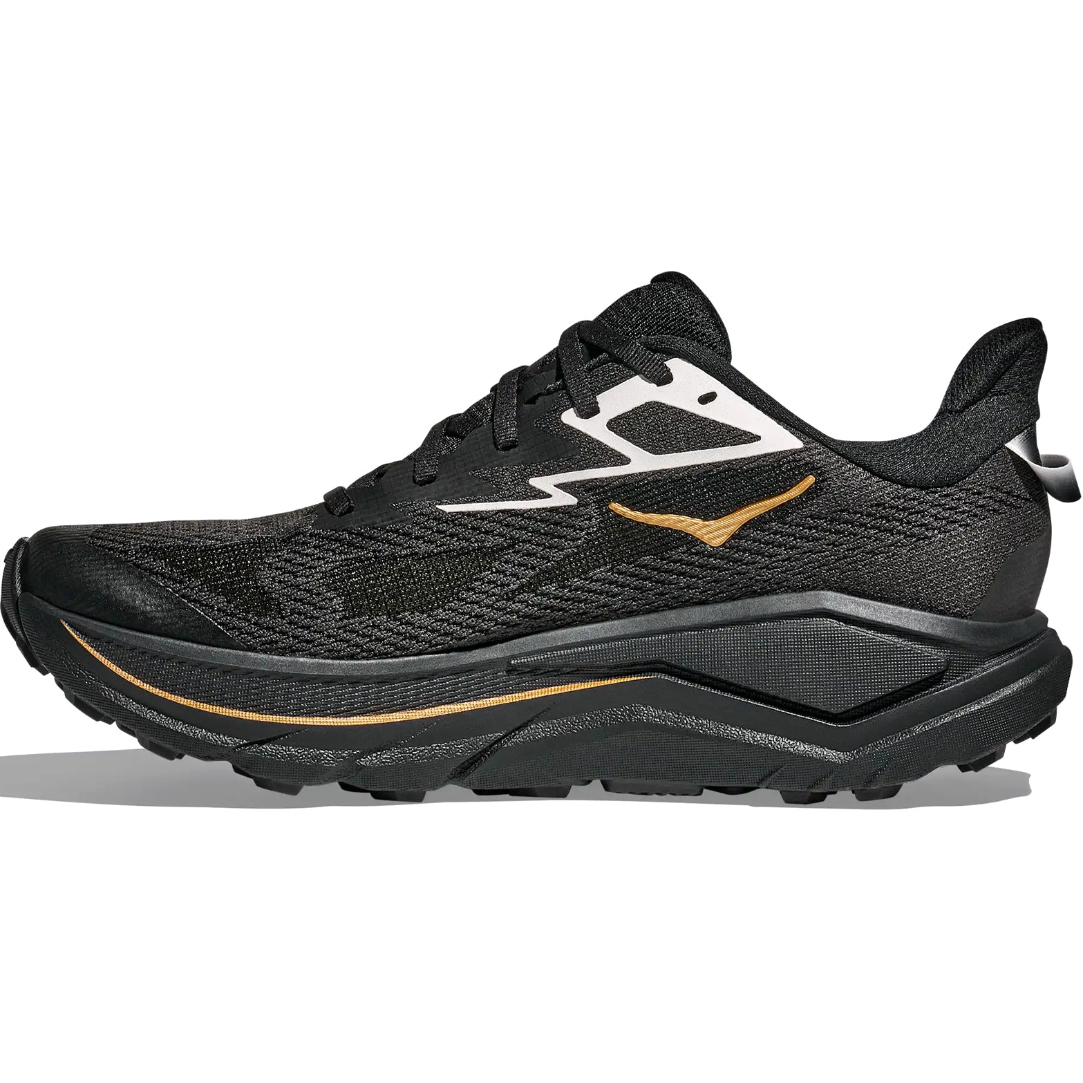 Hoka Men's Challenger 8 Koshi Tan-Tan Trail Running Shoes Black