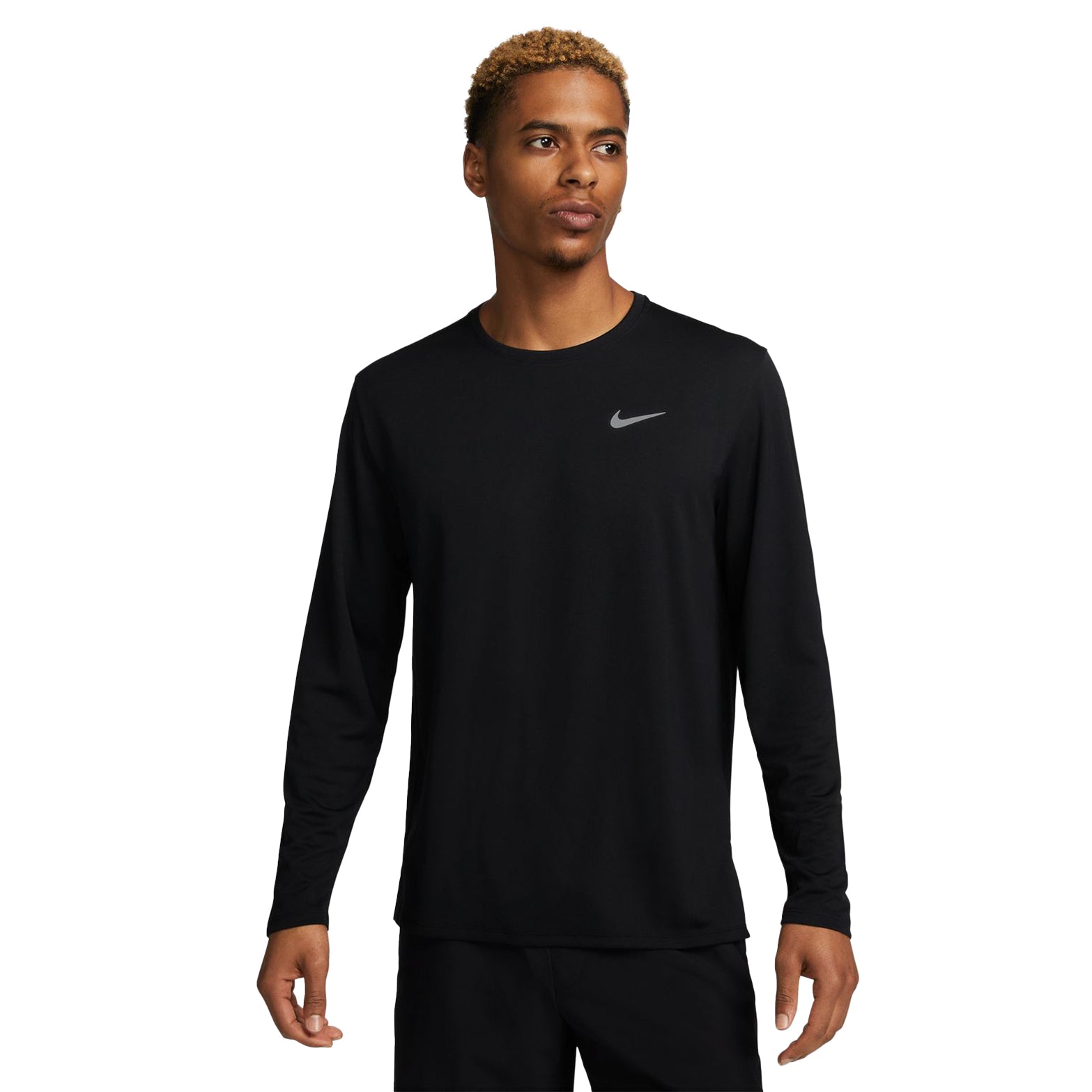 Men's Dri-FIT Miler Top Black / Reflective Silver
