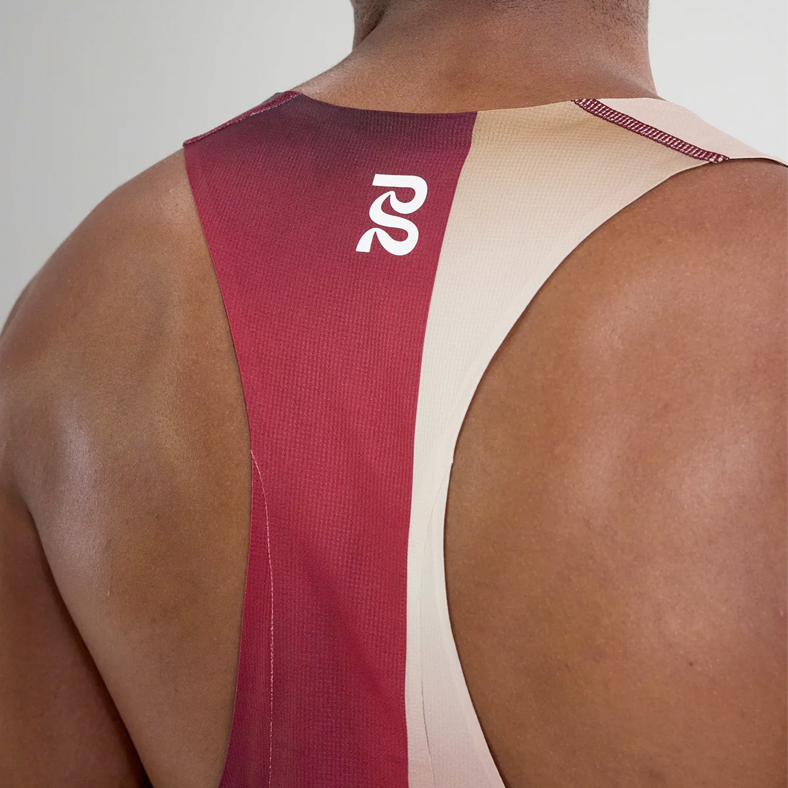 Men's Drift Racing Singlet Dijon / Fig Gradient - Achilles Heel