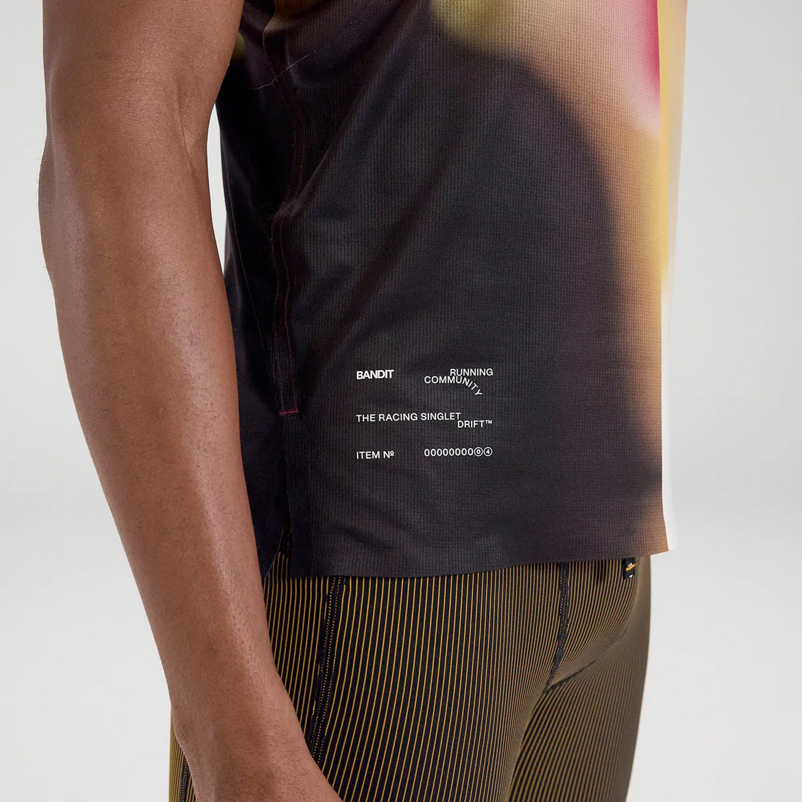 Men's Drift Racing Singlet Dijon / Fig Gradient - Achilles Heel
