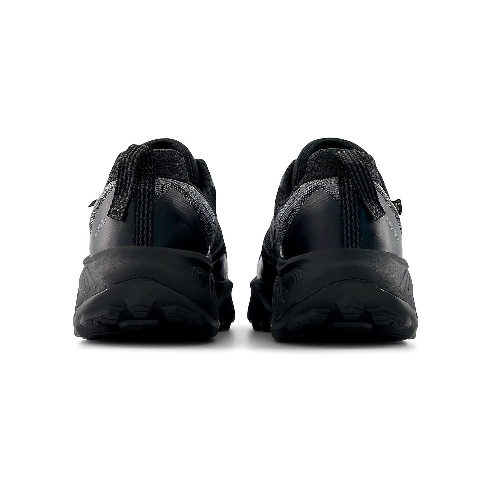 Men's Fresh Foam X Hierro v9 GORE-TEX Wide Fit Trail Running Shoes Black / Faded Black / Castlerock - Achilles Heel