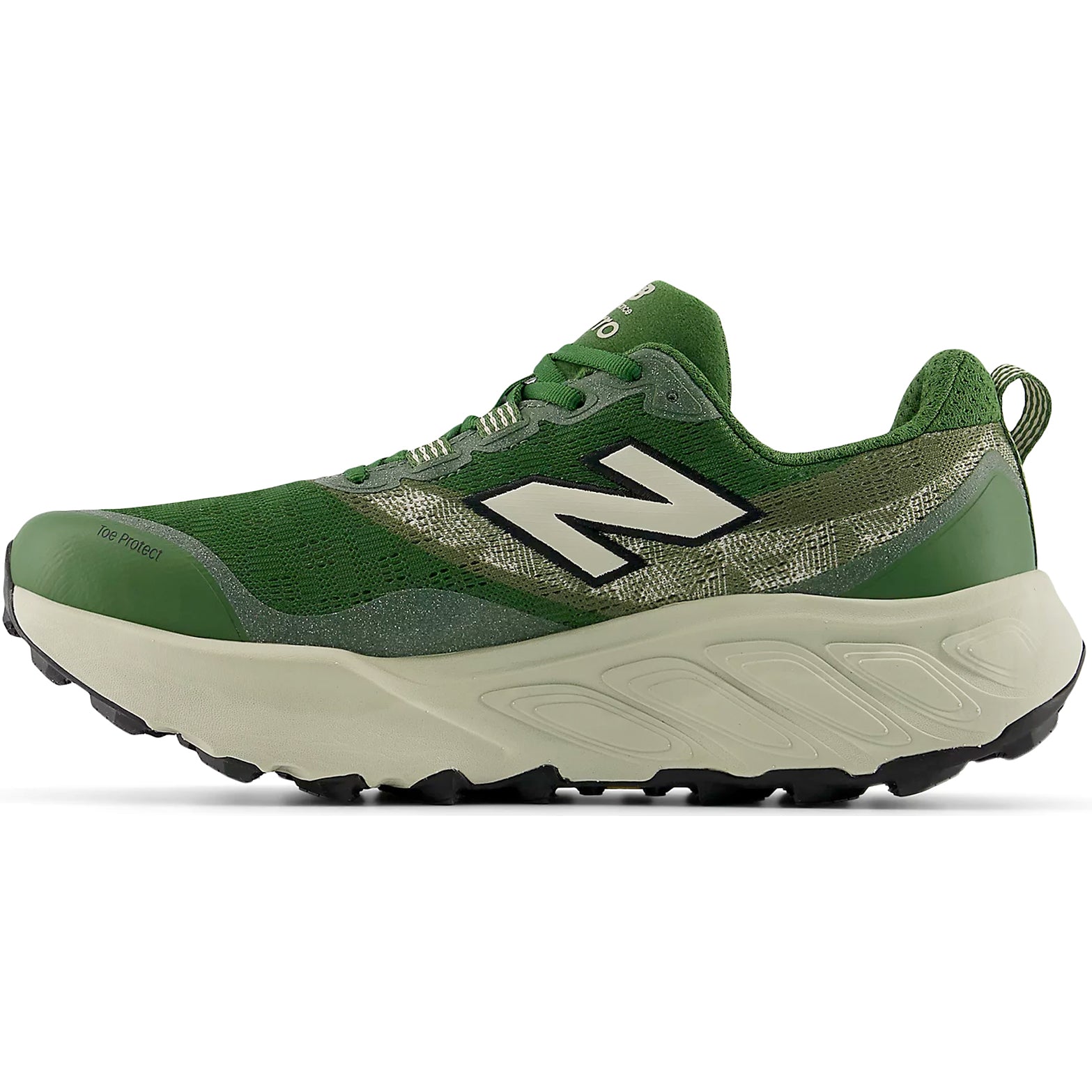 Men's Fresh Foam X Hierro v9 Trail Running Shoes Dark Alpine Green / Shipyard / Black - Achilles Heel