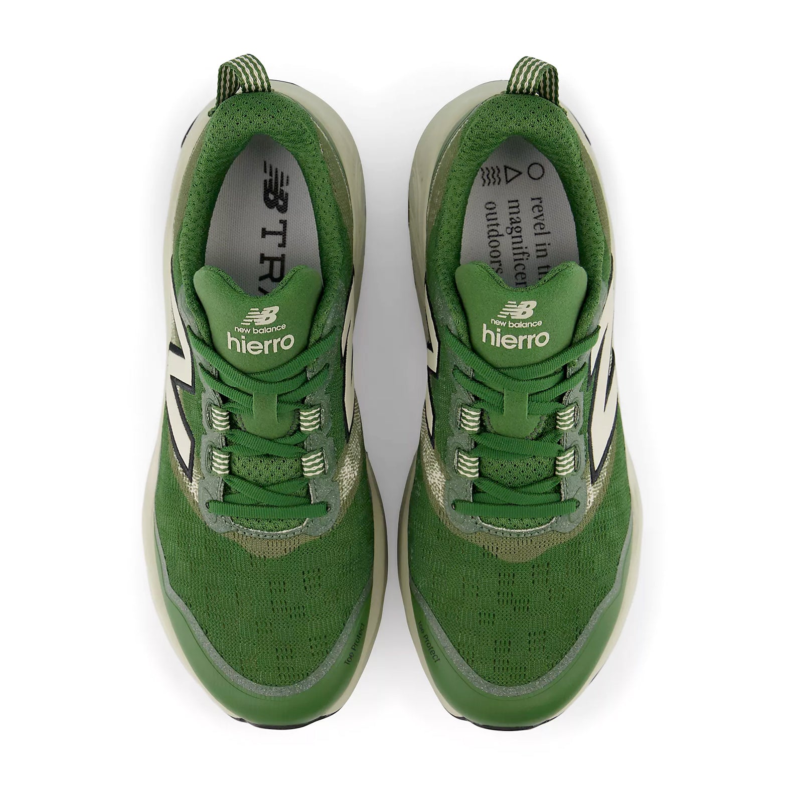 Men's Fresh Foam X Hierro v9 Trail Running Shoes Dark Alpine Green / Shipyard / Black - Achilles Heel