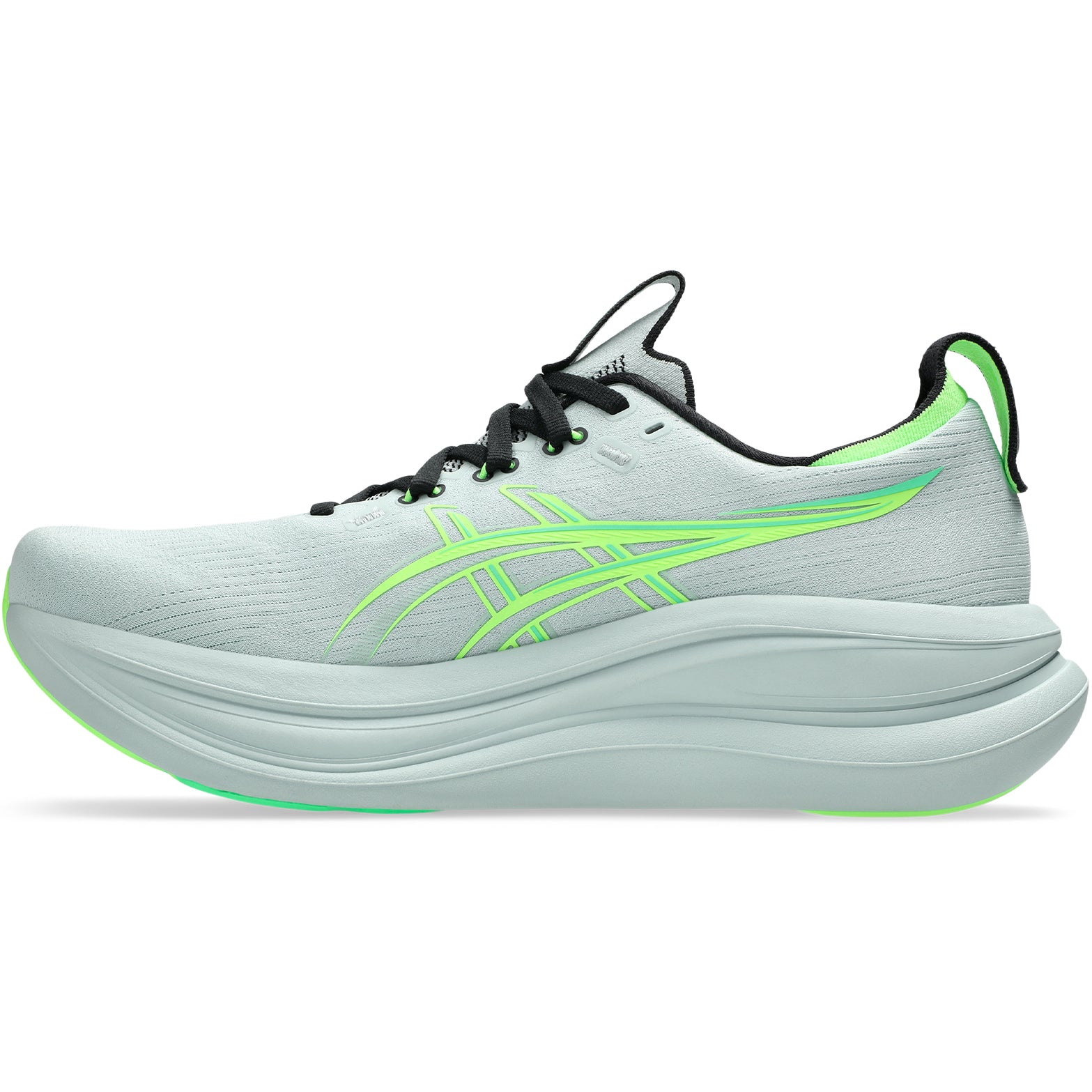 Men's Gel-Nimbus 28 Running Shoes Cold Moss / Illuminate Green