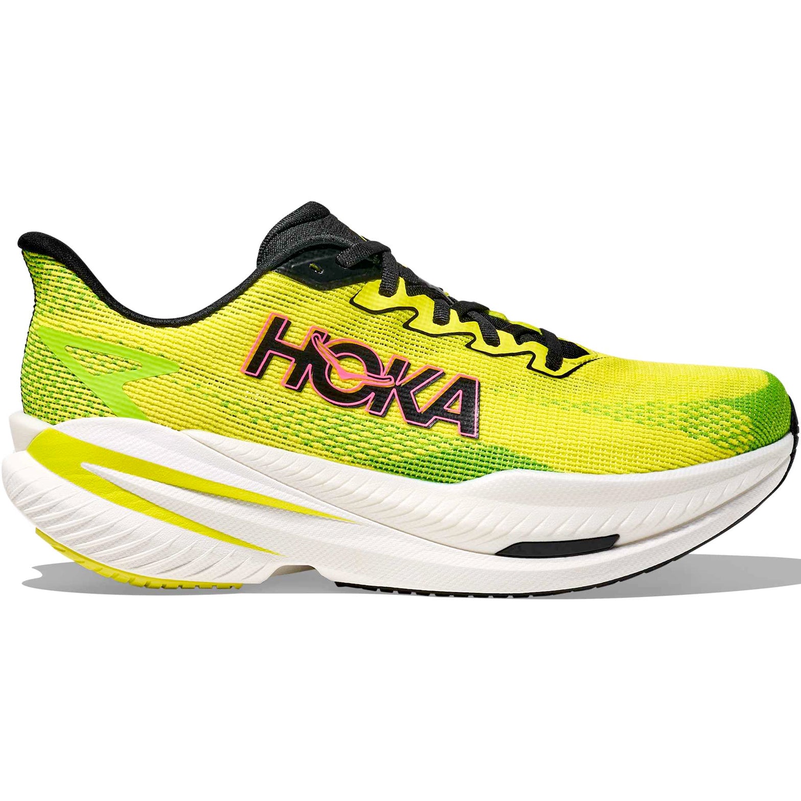 Men's Mach X 3 Running Shoes Skyward Neon Hoka Citrus / Neon Lime