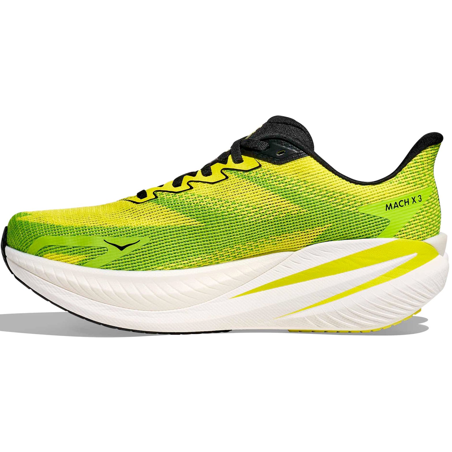 Men's Mach X 3 Running Shoes Skyward Neon Hoka Citrus / Neon Lime