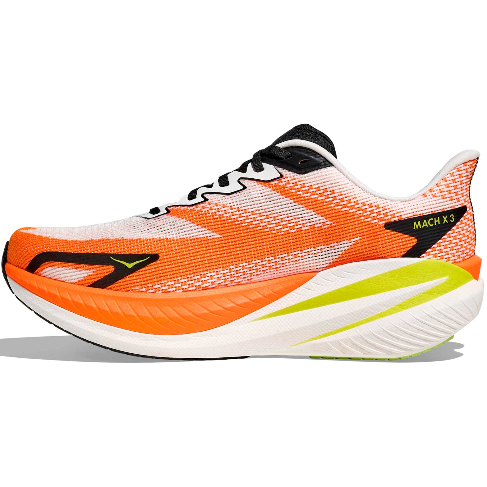 Men's Mach X 3 Running Shoes Skyward White / Neon Tangerine