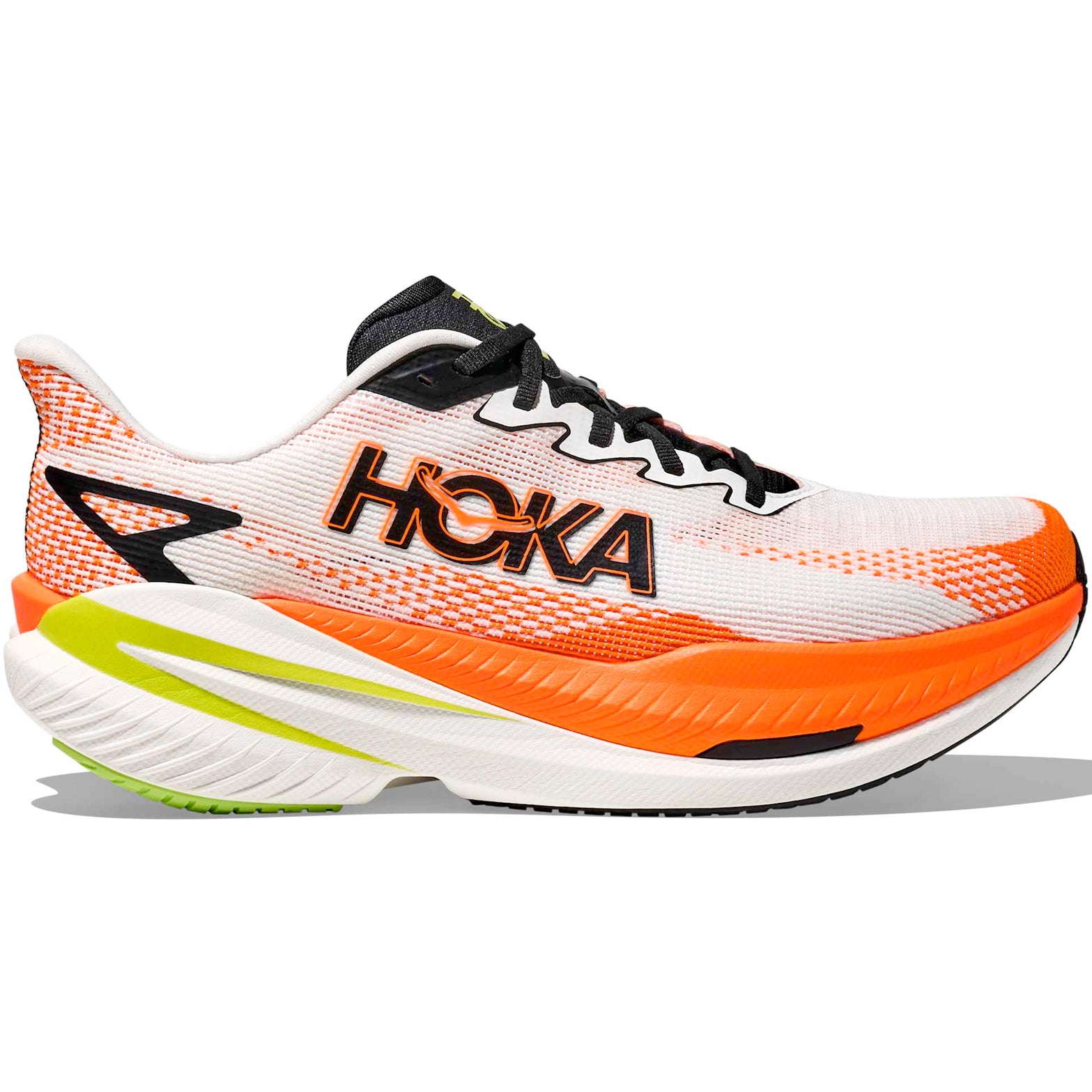 Men's Mach X 3 Running Shoes Skyward White / Neon Tangerine