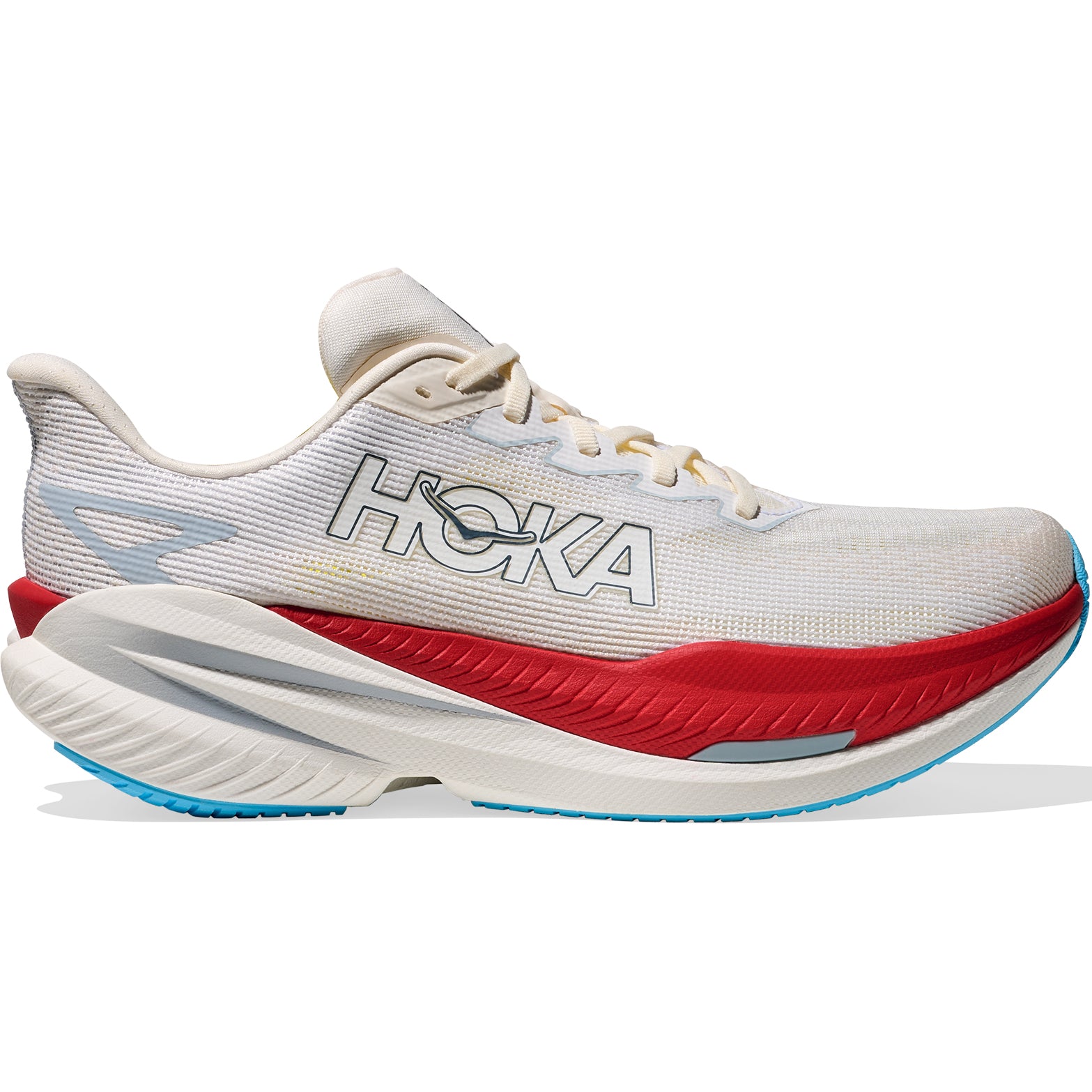 Men's Mach X 3 Running Shoes White / Alabaster - Achilles Heel