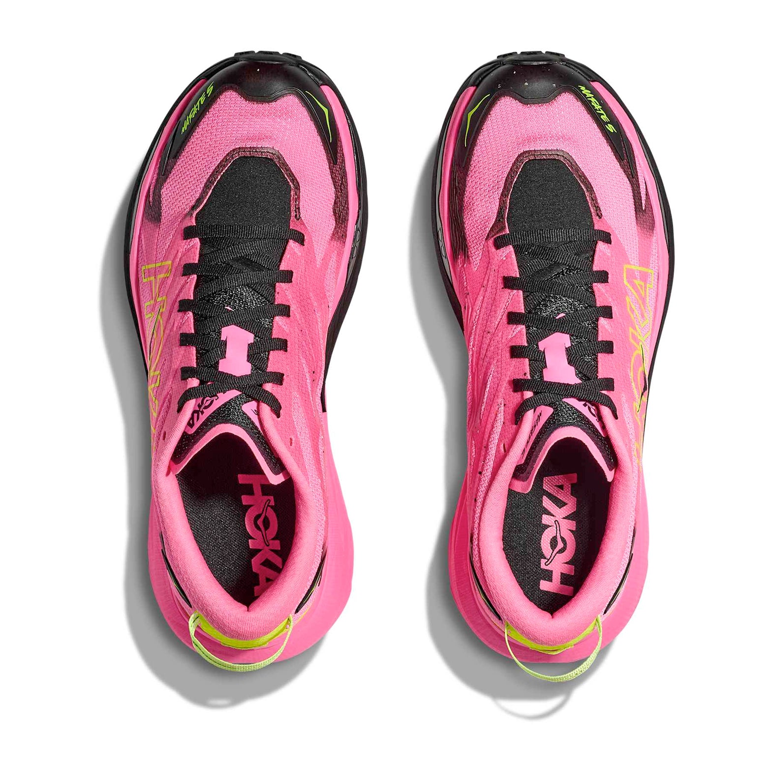 Men's Mafate 5 Trail Running Shoes Neon Rose / Black - Achilles Heel