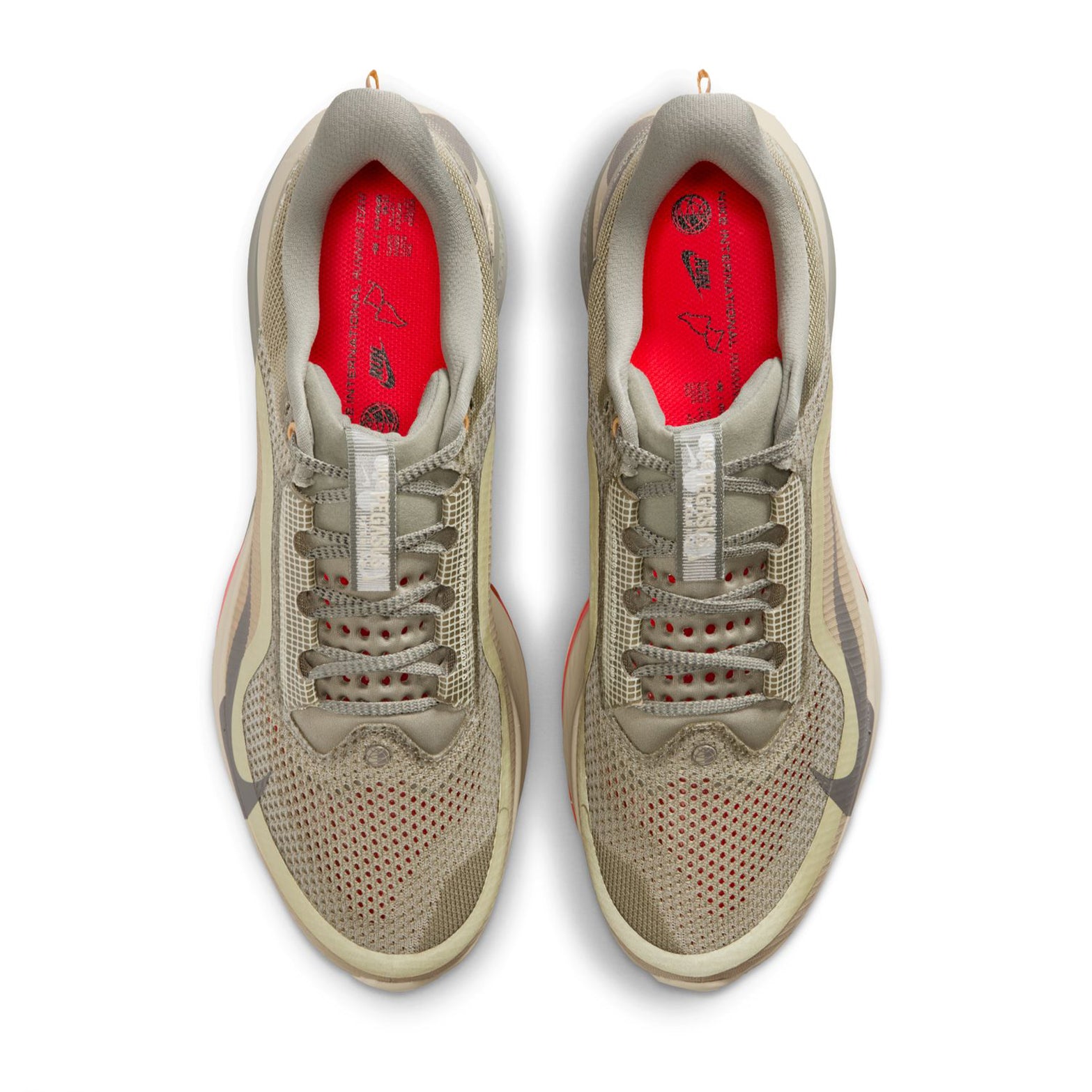 Nike Pegasus Premium top view featuring lightweight circular knit upper and breathable construction