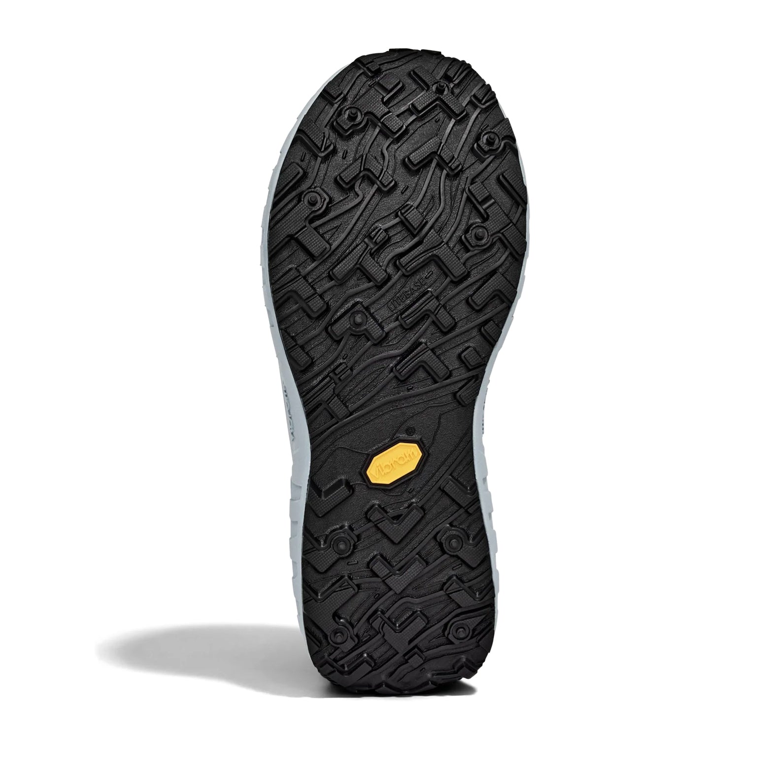 Men's norda 003 Trail Running Shoes Kanagawa sole view displaying Vibram Formation sole with Megagrip rubber and 5mm lugs