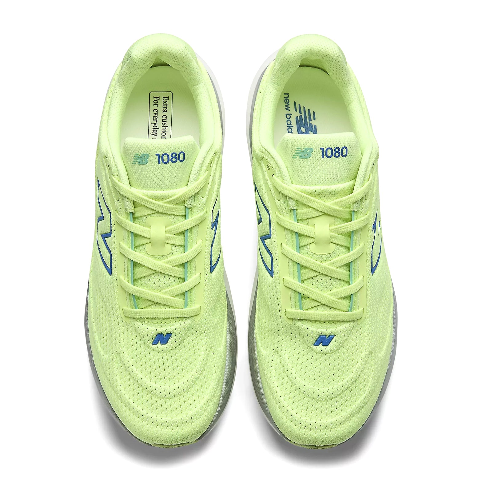 Men's 1080v15 Running Shoes Afterglow / Blue Bird / Silver Metallic - Achilles Heel