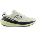Men's New Balance 1080v15 Running Shoes Pistachio Butter Black outer side view showing Infinion midsole technology with moulded contour details for enhanced cushioning and energy return during daily training