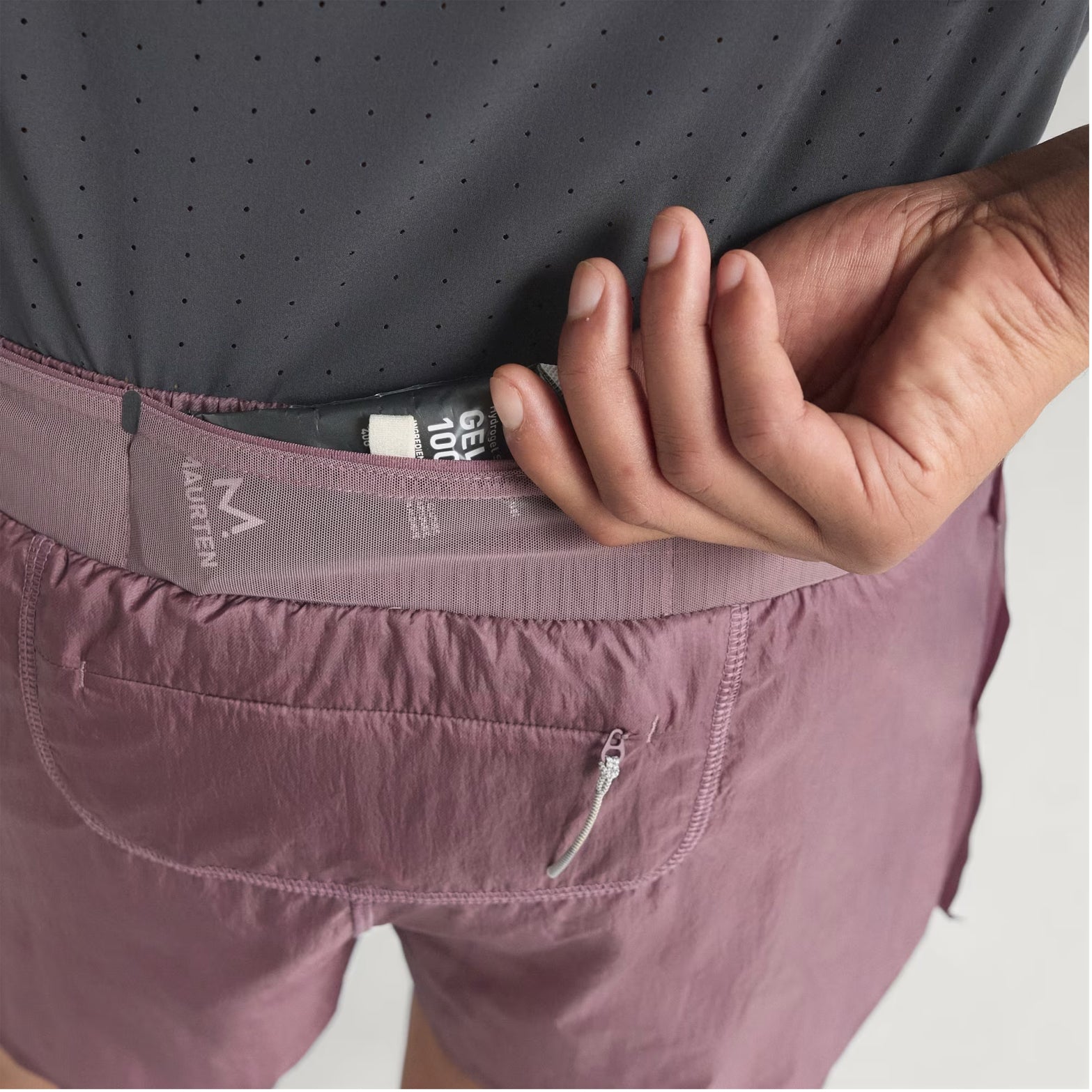 Men's Adi365 H.Koumori Running 2 in 1 Shorts Shadow Fig