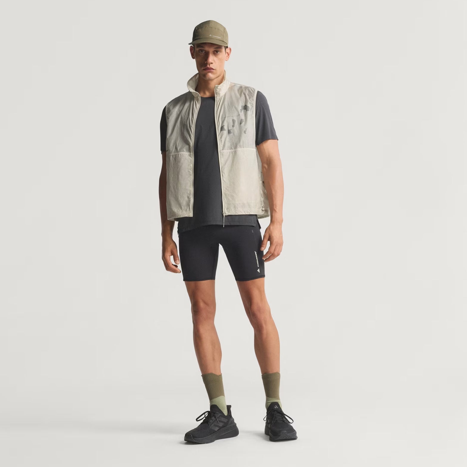 Men's Adi365 H.Koumori Running Short Tights Black