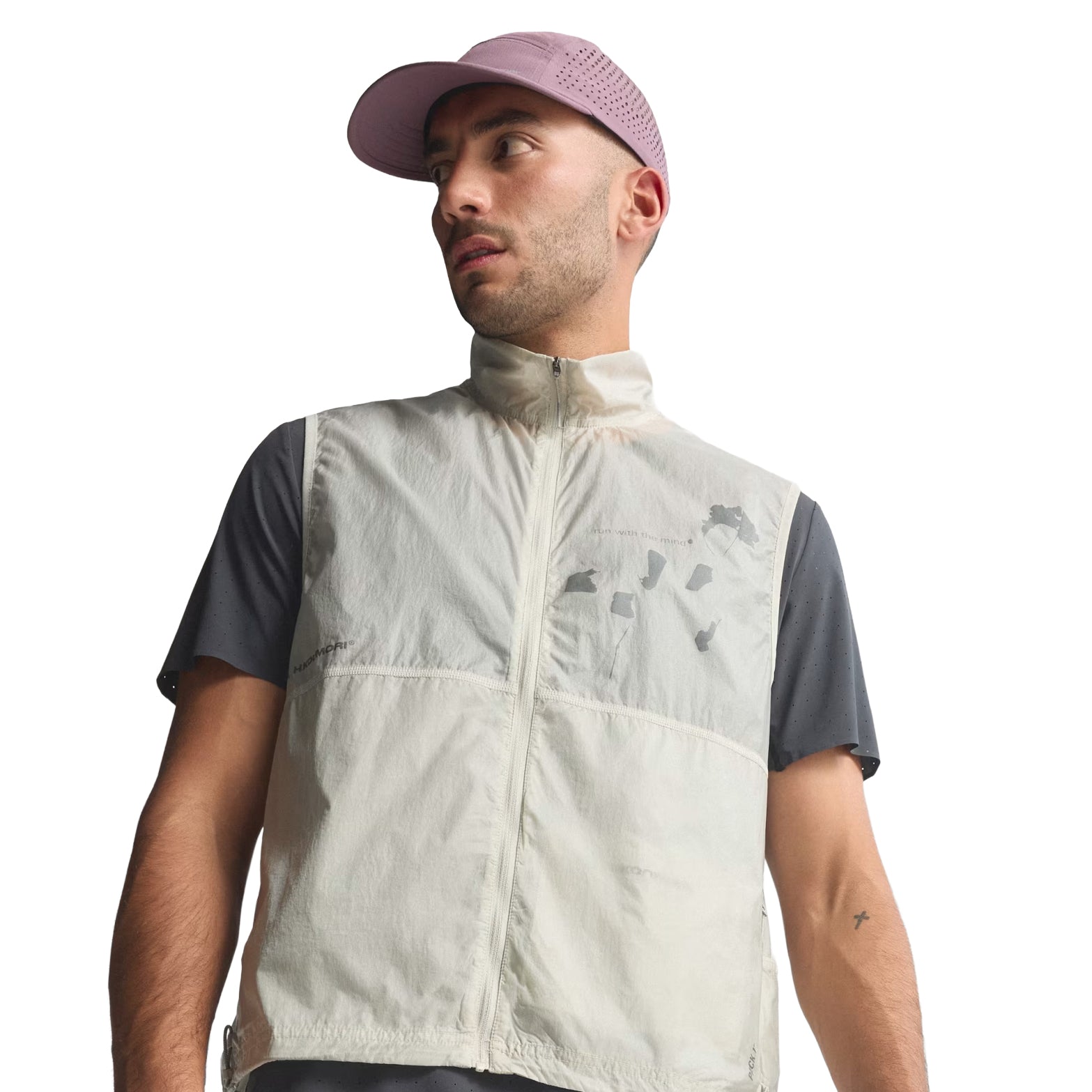 Men's Adi365 H.Koumori Running Vest Putty Grey