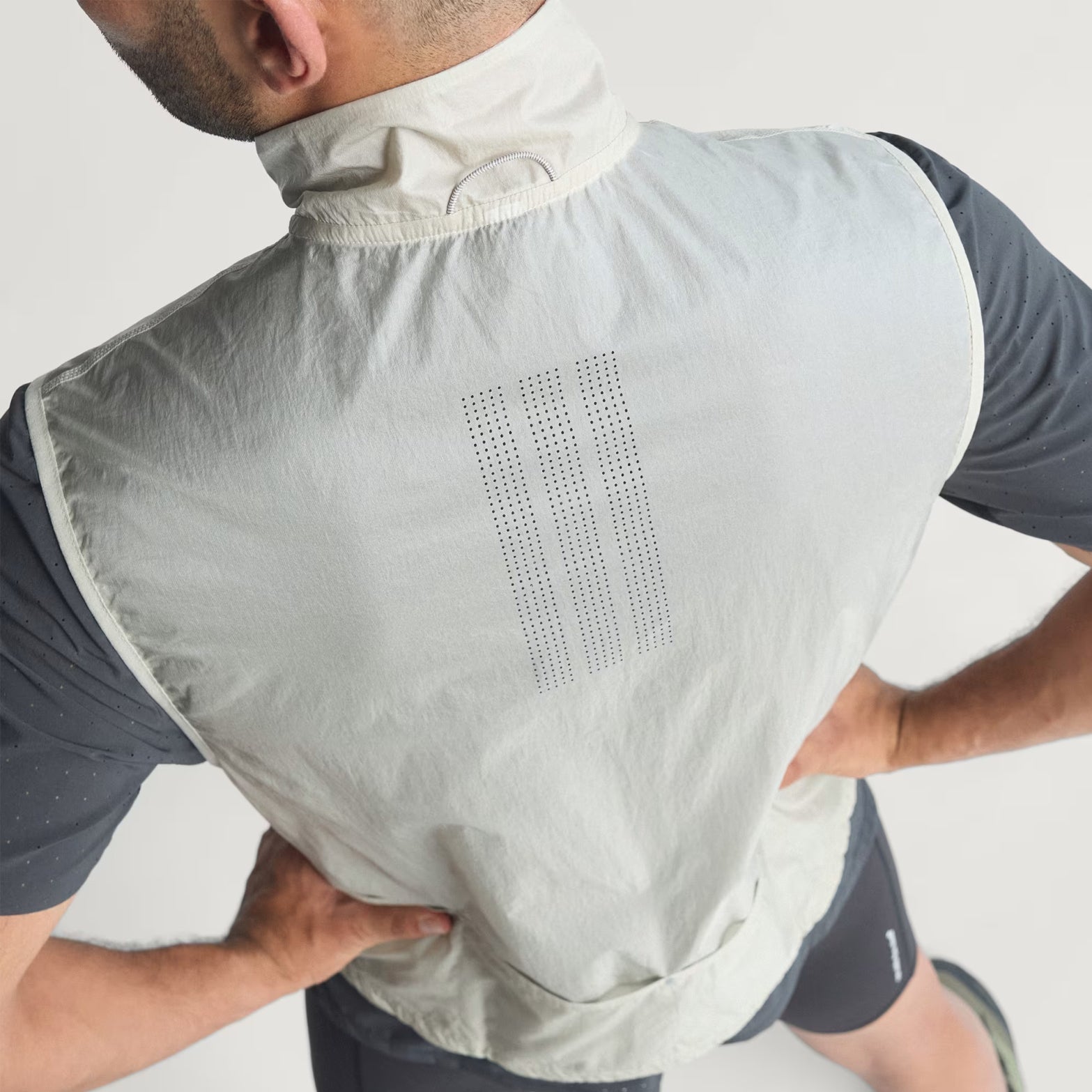 Men's Adi365 H.Koumori Running Vest Putty Grey