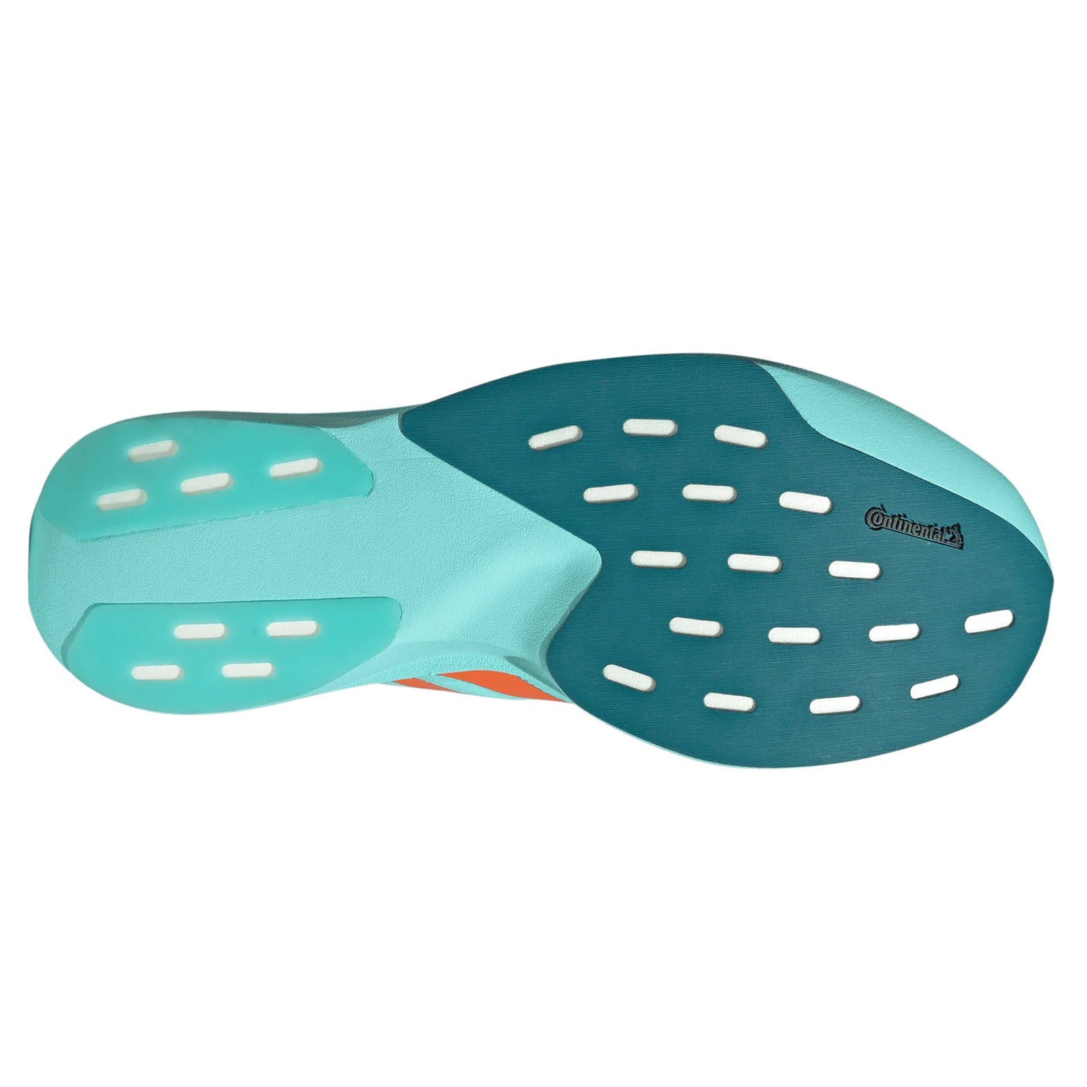 Men's Adizero EVO SL Woven Running Shoes Flash Aqua / Impact Orange / Arctic Fusion