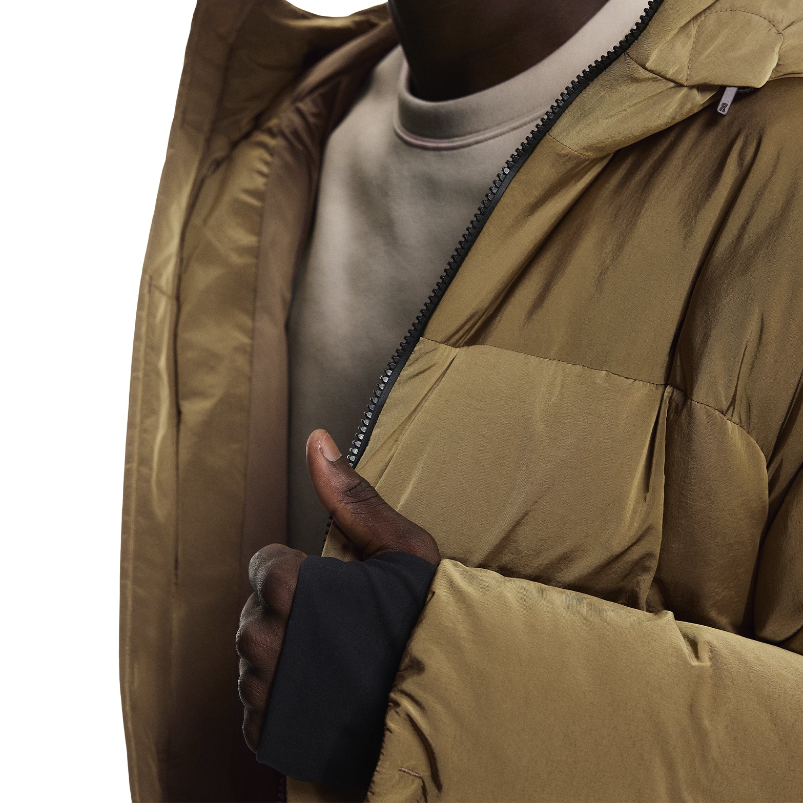 Mens All-Day Puffer Jacket Nutmeg - Achilles Heel