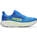 Men's HOKA Arahi 9 Running Shoes Virtual Blue Soft Cobalt outer side view showing enhanced H-Frame stability technology with dual-density compression moulded EVA foam for daily overpronation control