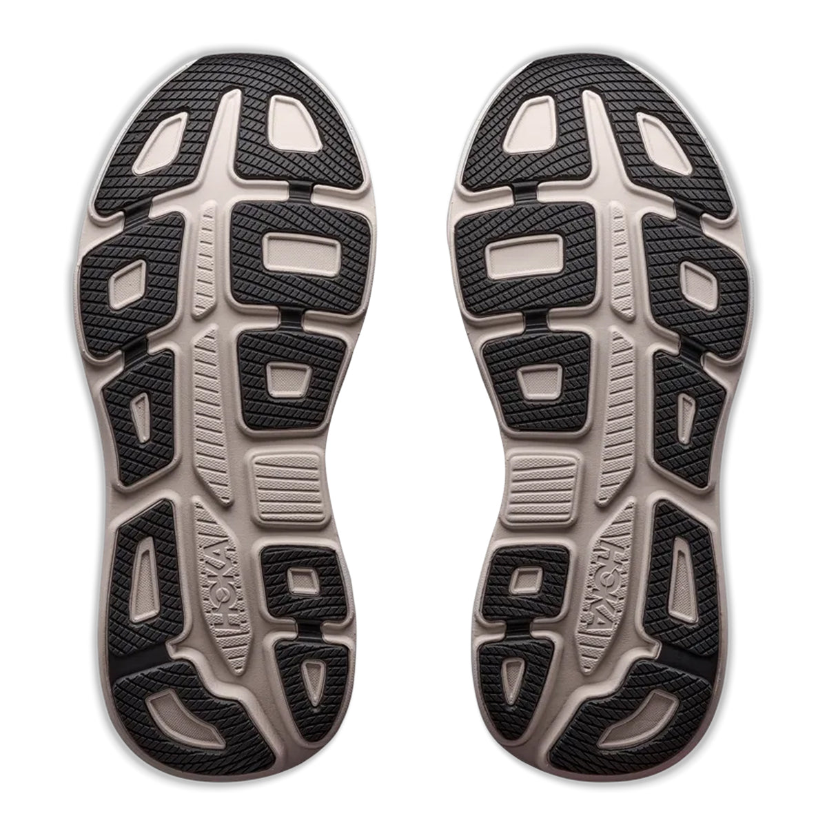 Men's Bondi 9 Running Shoes Black / River Rock Grey