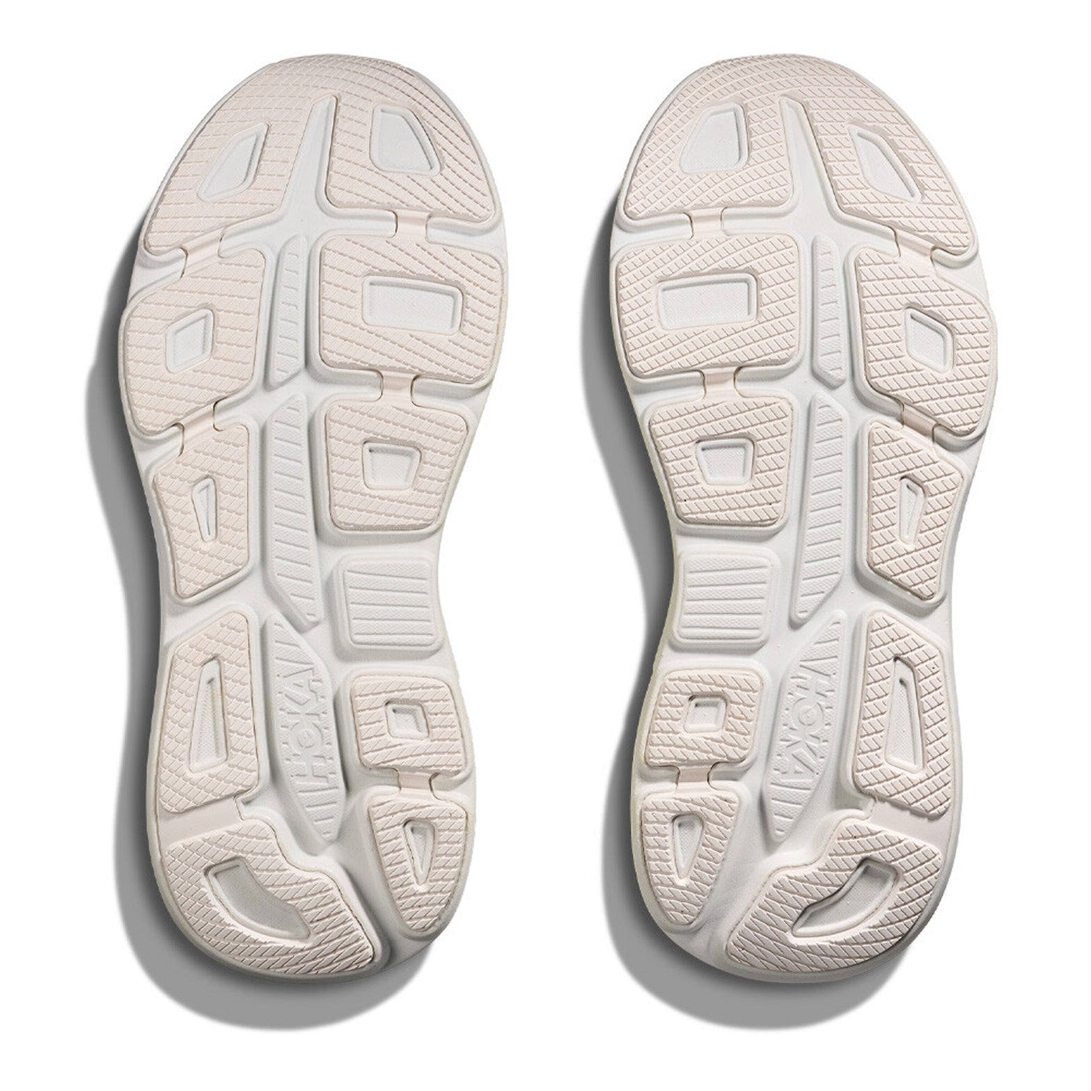 Men's HOKA Bondi 9 Running Shoes Neon Yuzu Sunlight sole view displaying Durabrasion rubber outsole and MetaRocker geometry