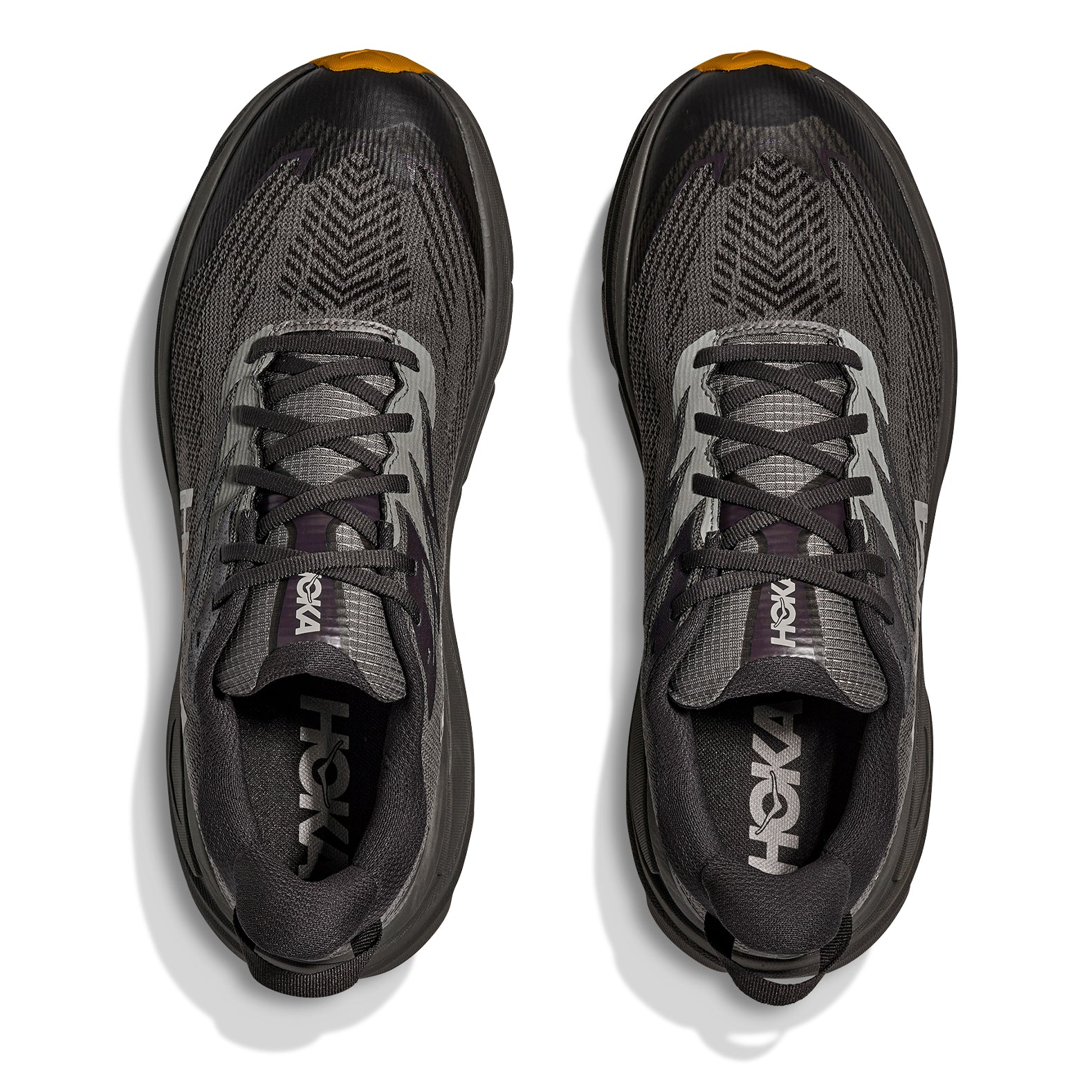 Men's Challenger 8 GORE-TEX Trail Running Shoes Asphalt Grey / Varsity Yellow