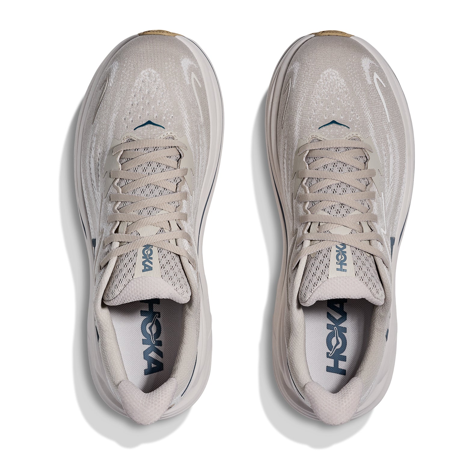 Men's Clifton 10 Running Shoes Putty / Grout - Achilles Heel