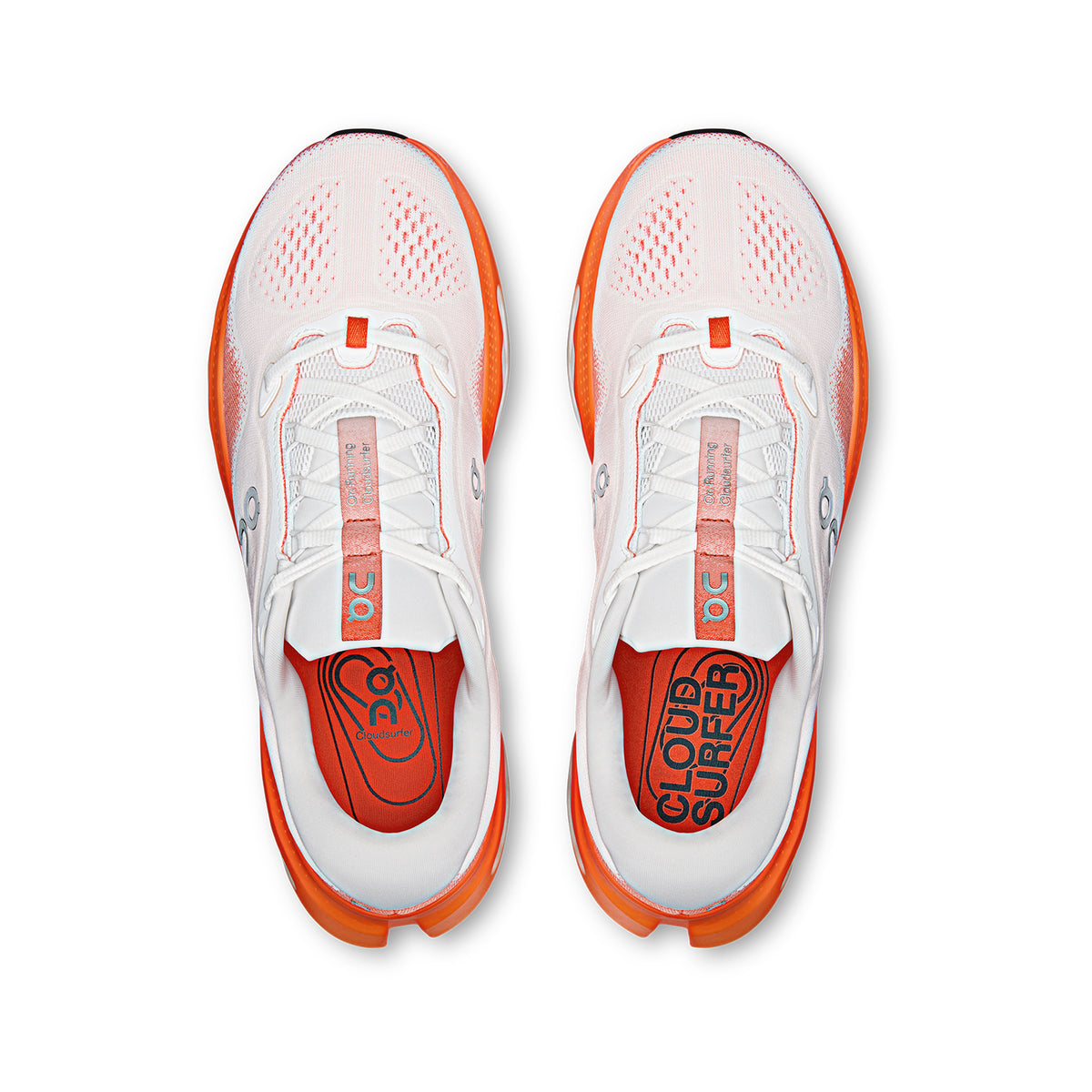 Men's Cloudsurfer 3 Running Shoes White / Flame