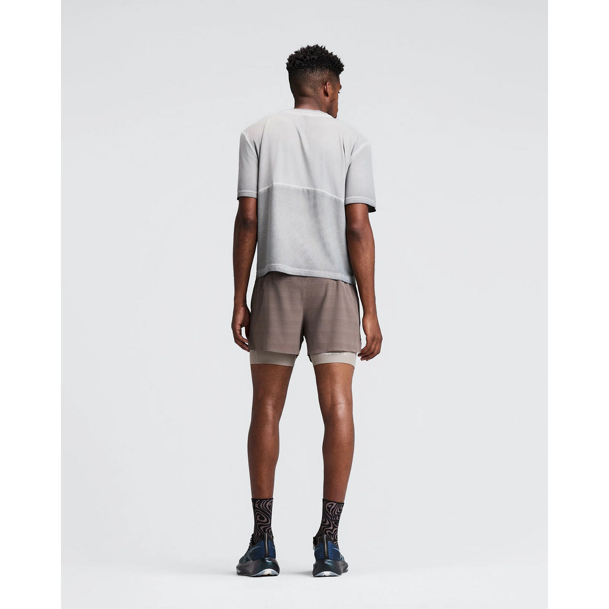Men's CoolGrid 2-in-1 Run Short Cocoa