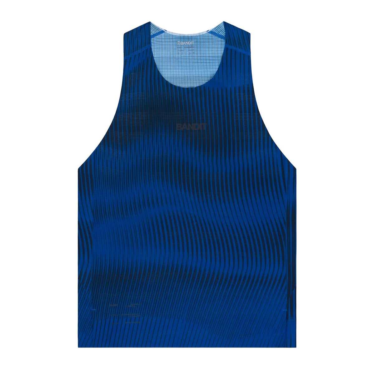 Men's CoolGrid Distance Singlet with Flopack Bauhaus Blue