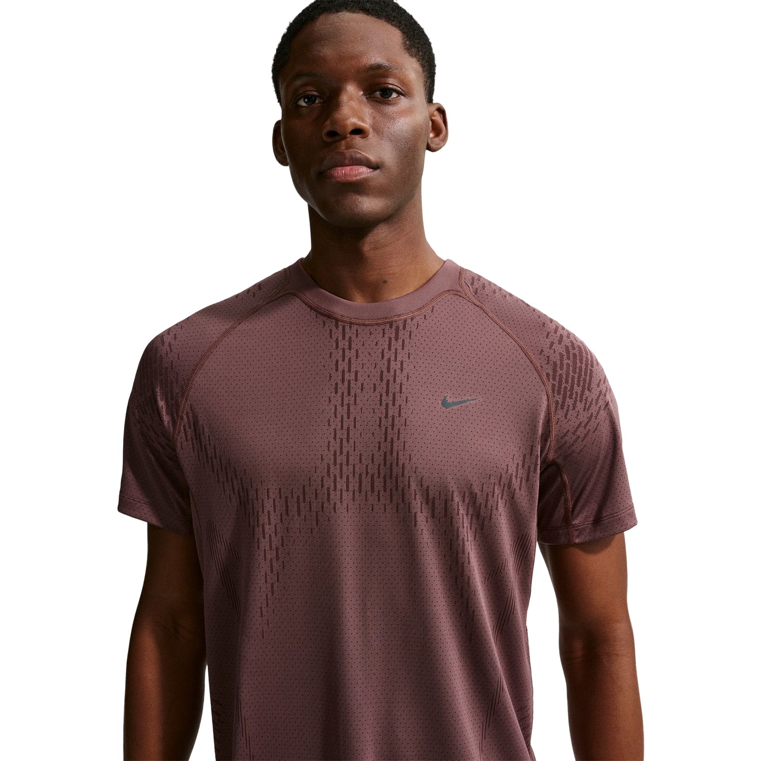 Men's Dri-FIT Stride ADV Running Tee Tattoo / Burgundy Crush - Achilles Heel