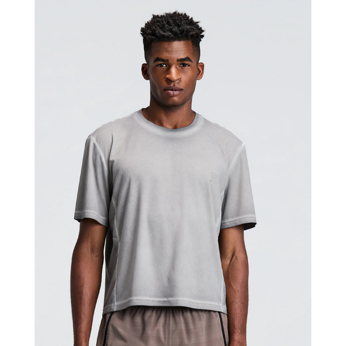 Men's FrioSoft Perforated Box Tee Concrete Taupe