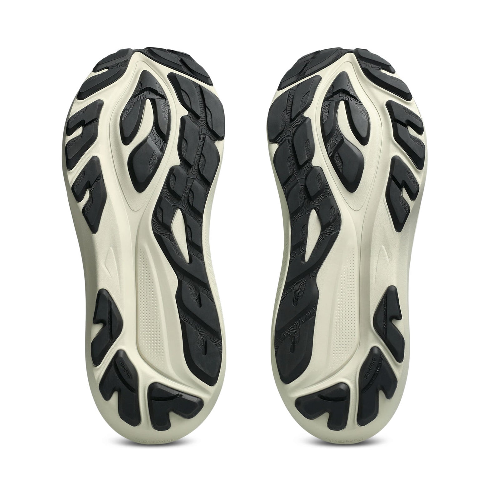 Men's ASICS GT-2000 14 TR Running Shoes Aurora Green Cacti sole view displaying AHAR LO and SNOW RUBBER LO materials with trampoline-inspired outsole pod for gravel traction