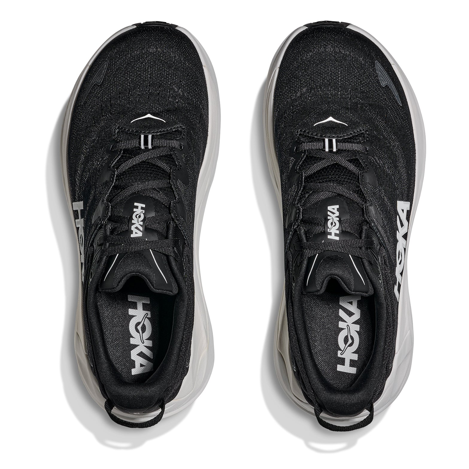 Men's Gaviota 6 Running Shoes Black / White - Achilles Heel