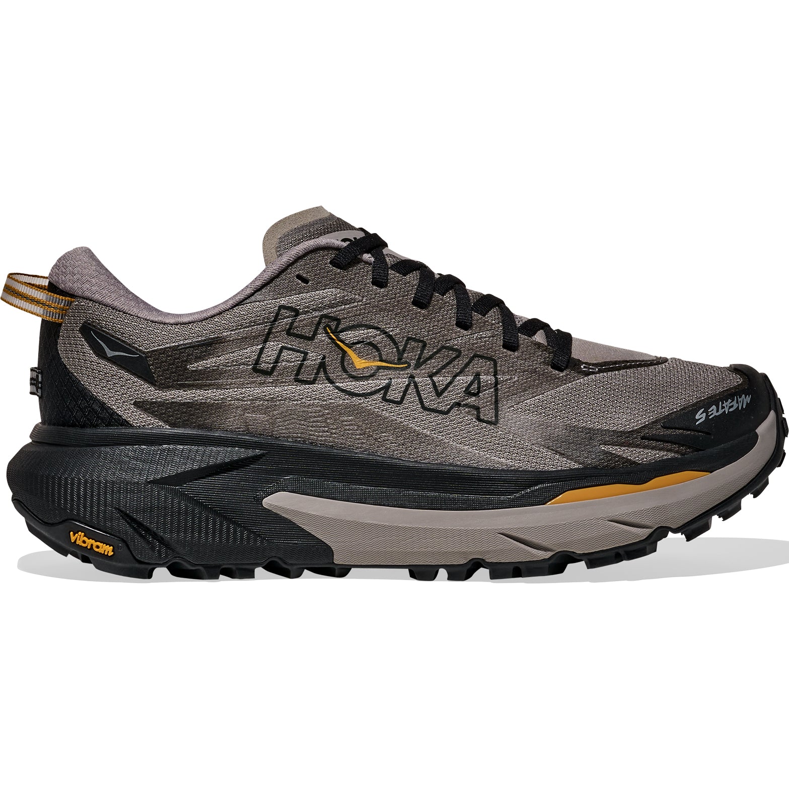 Men's Mafate 5 Trail Running Shoes Cement / Black - Achilles Heel