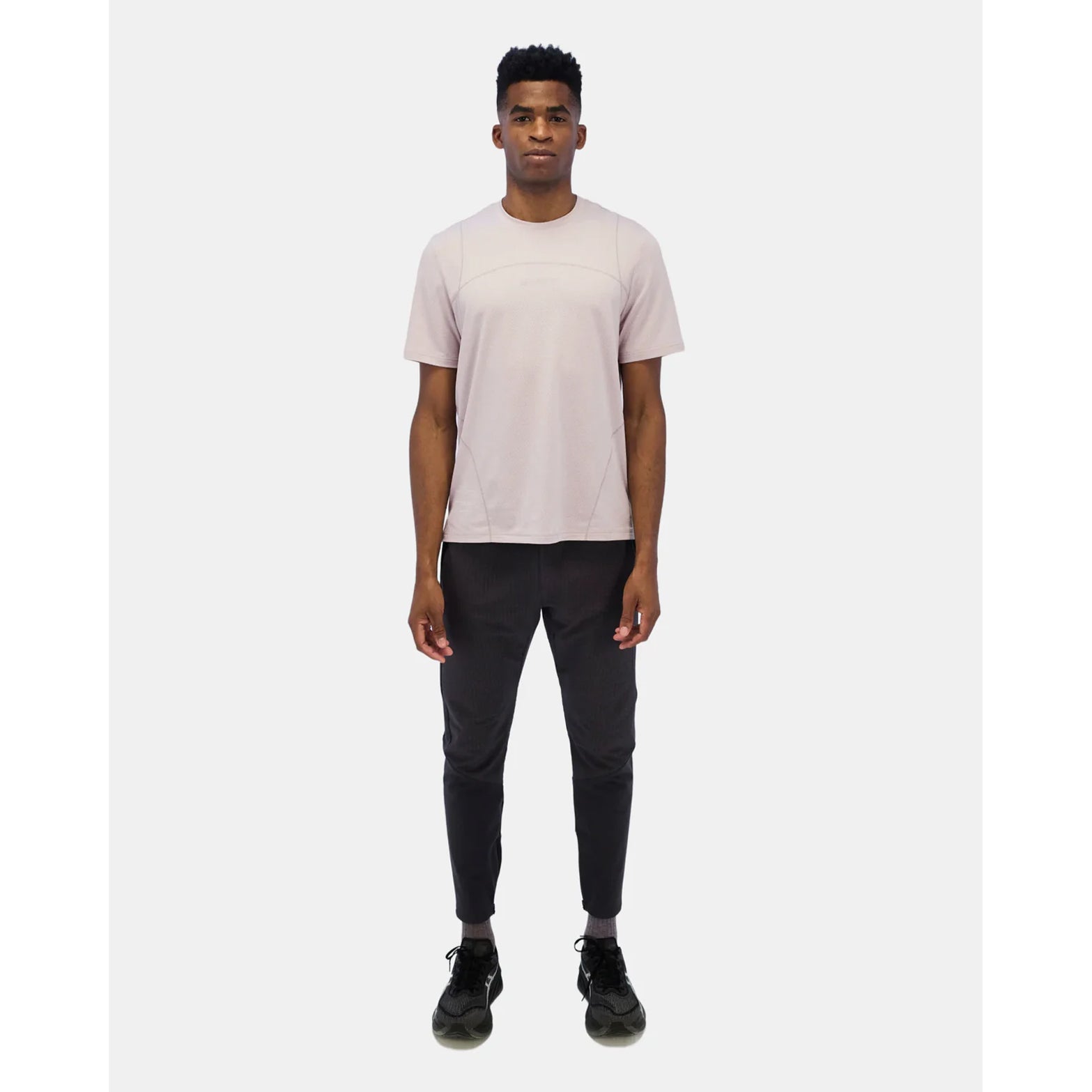Men's MicroMesh Reflecto Stitch Run Tee Ash - Achilles Heel