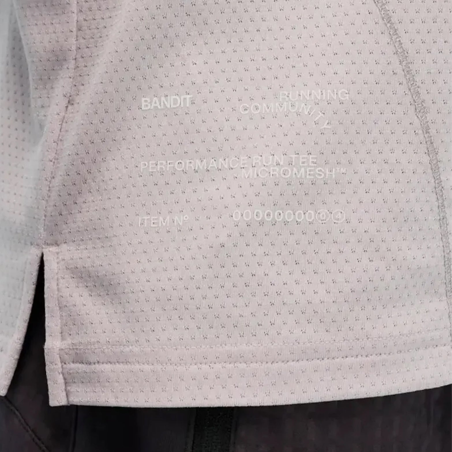 Men's MicroMesh Reflecto Stitch Run Tee Ash - Achilles Heel