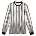 Men's Micromesh Long Sleeve Checkerboard