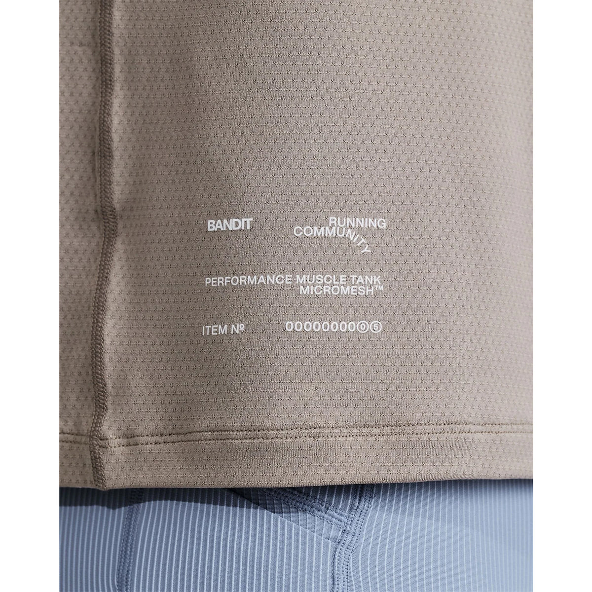 Men's Micromesh Run Tank Concrete Taupe